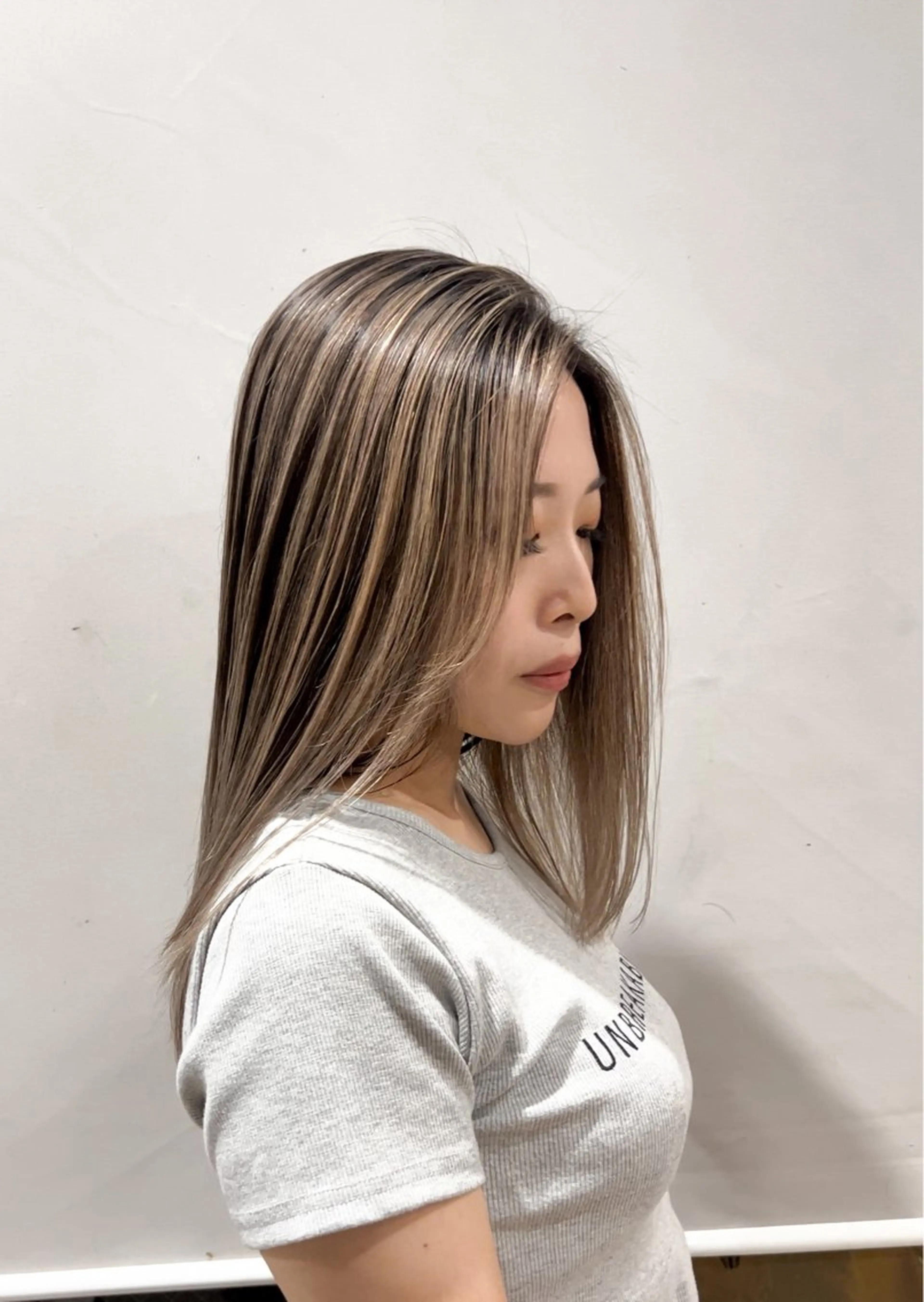 ロング カラー カット ヘアカラー トリートメント 海外デザイン🇺🇸 石渡諒太のヘアスタイル