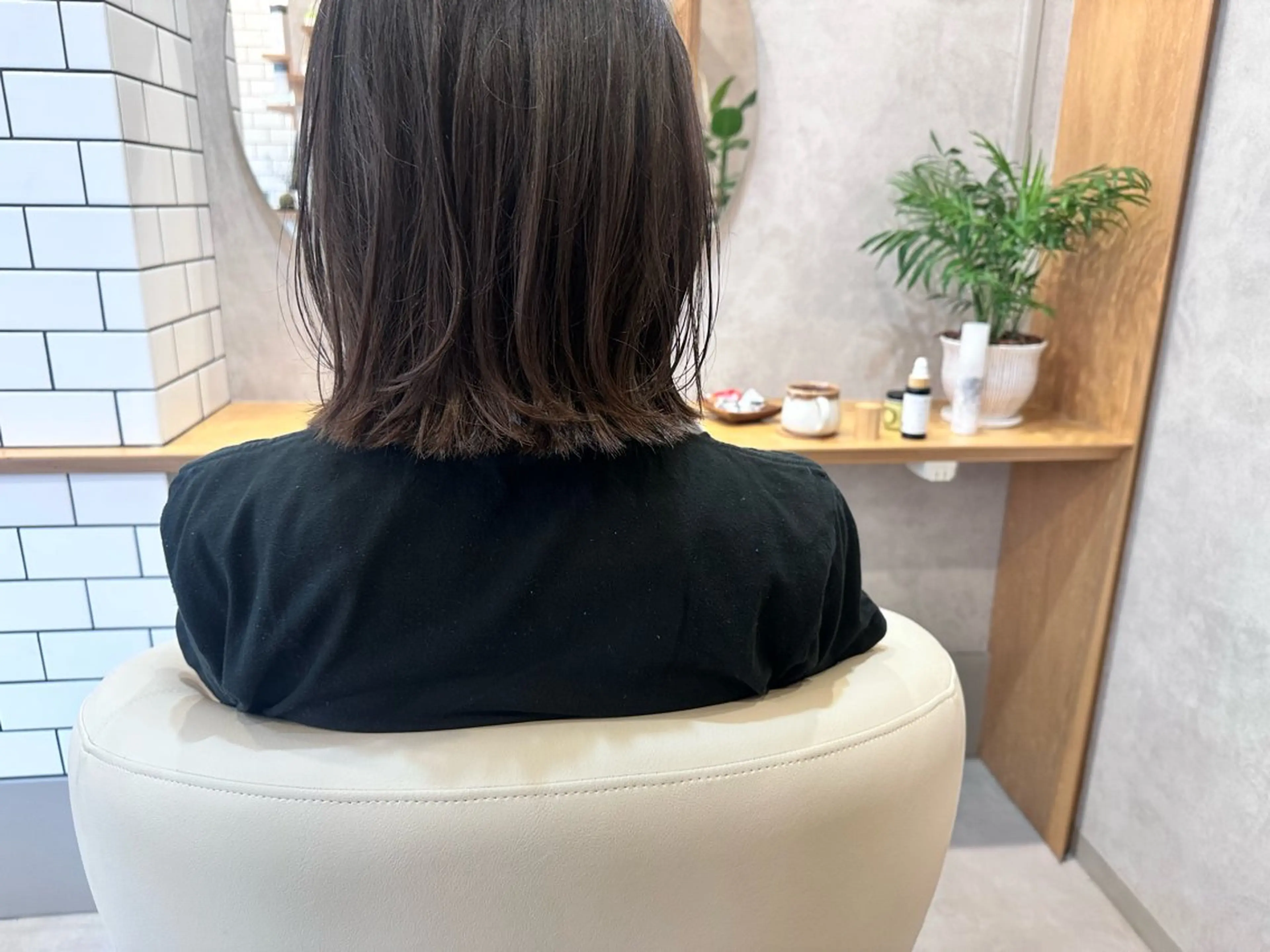 ミディアム カラー カット ヘアカラー トリートメント 高橋友里亜 /フリーランスのヘアスタイル