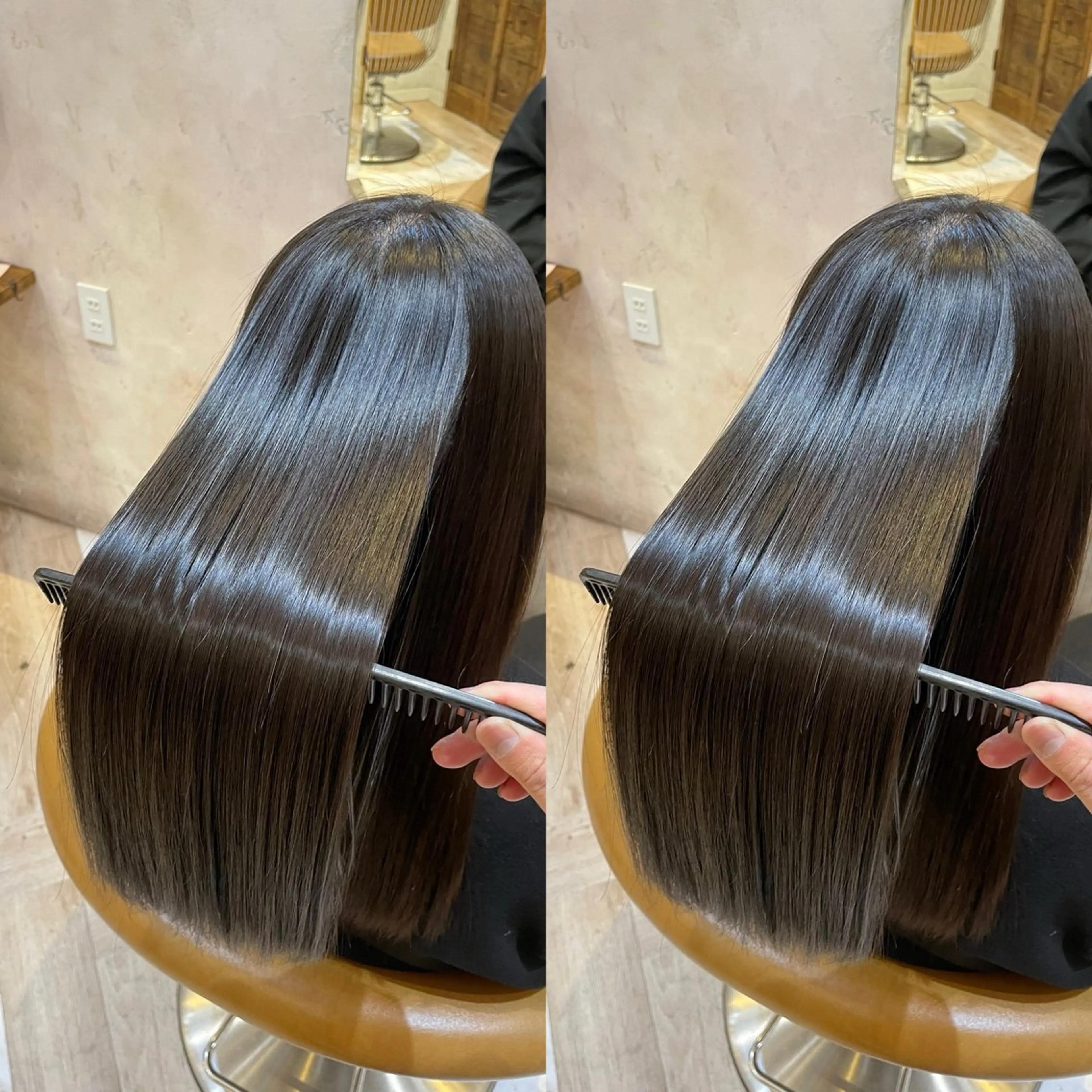 ロング 縮毛矯正 トリートメント 縮毛矯正/艶カラー 笠原康平のヘアスタイル