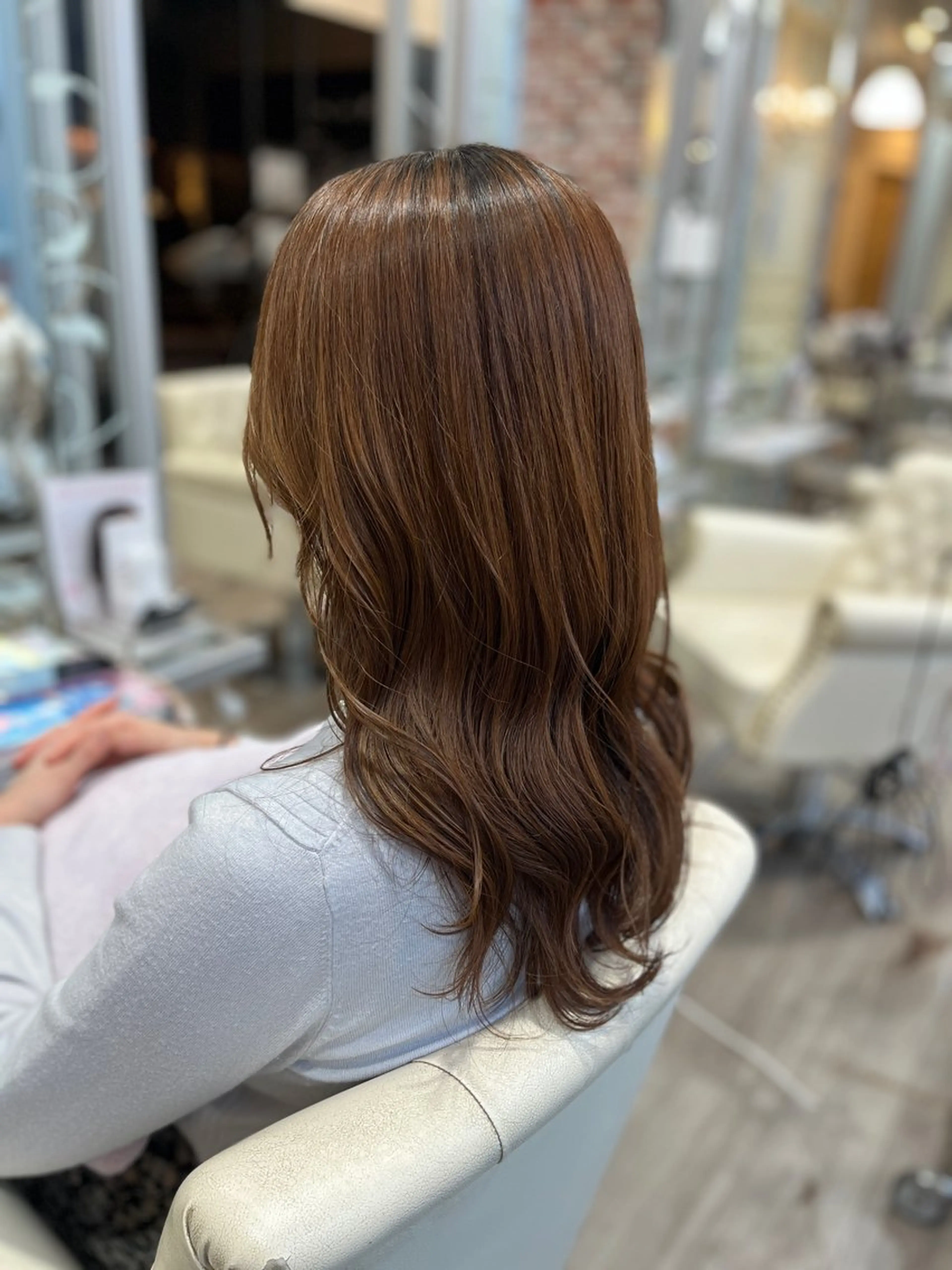 ロング 4月オーディション 目前/荒堀 結香のヘアスタイル