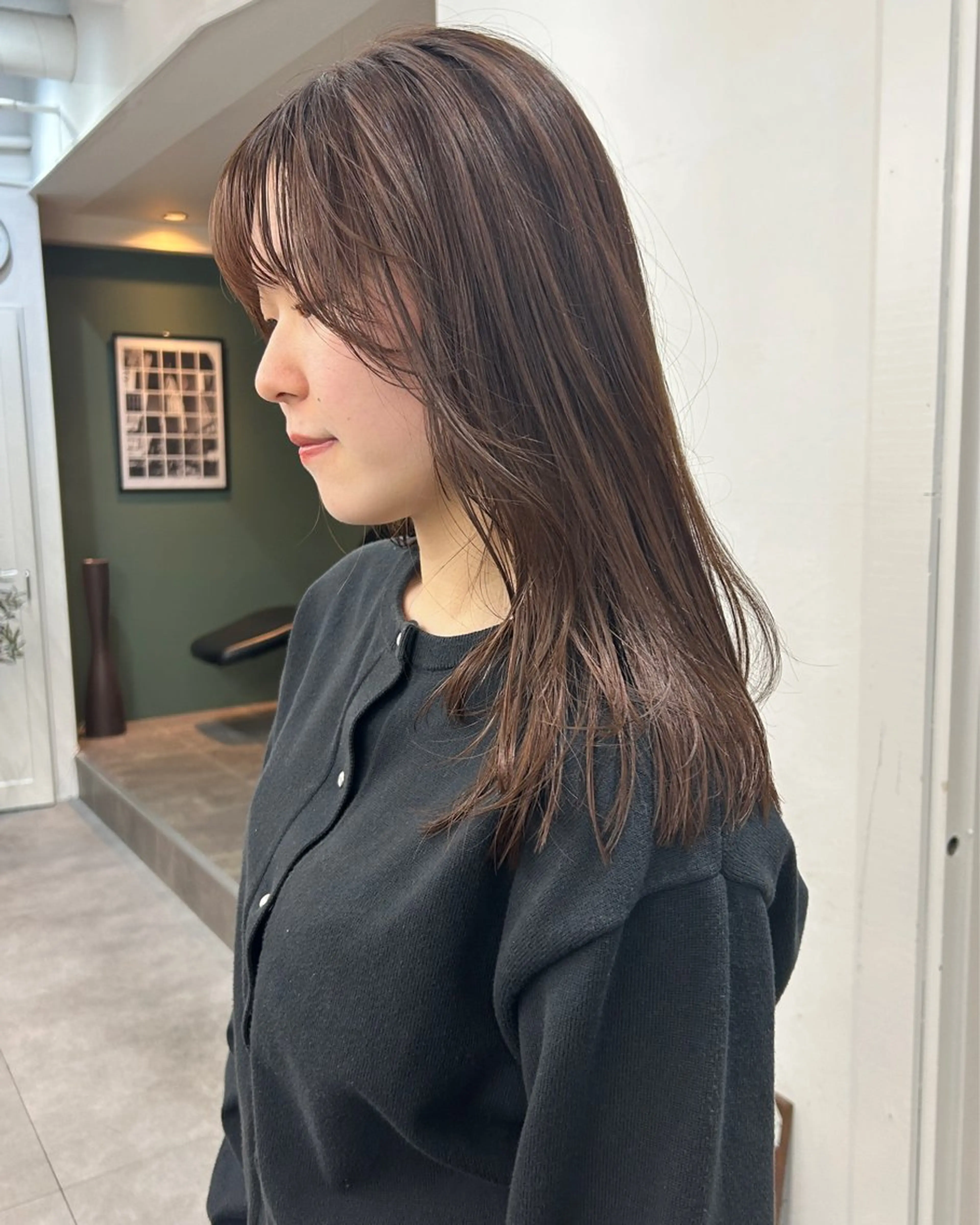 ロング カラー レイヤーボブ/ 艶カラー/サナ🌼のヘアスタイル