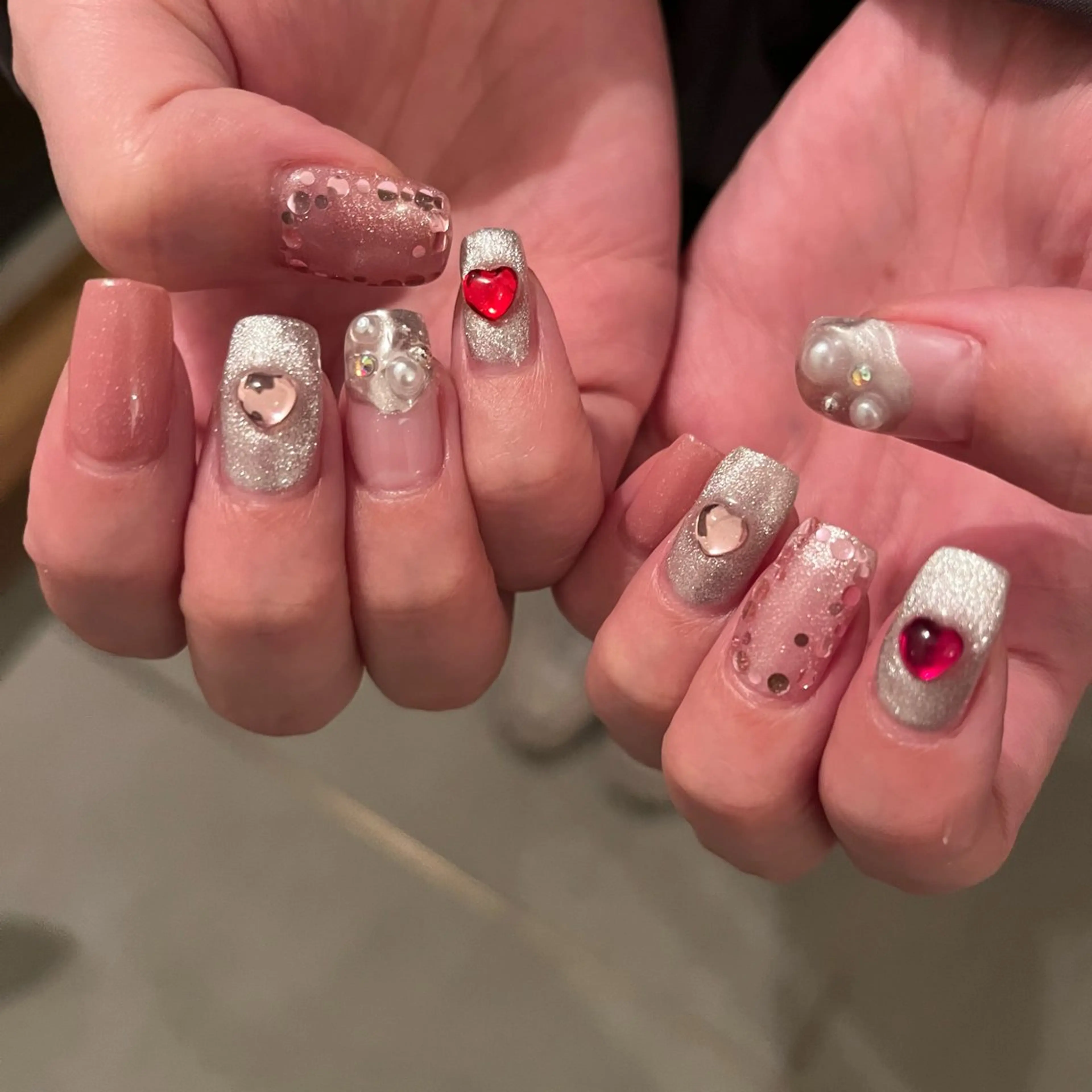 ネイル ハート K Aのネイルデザイン