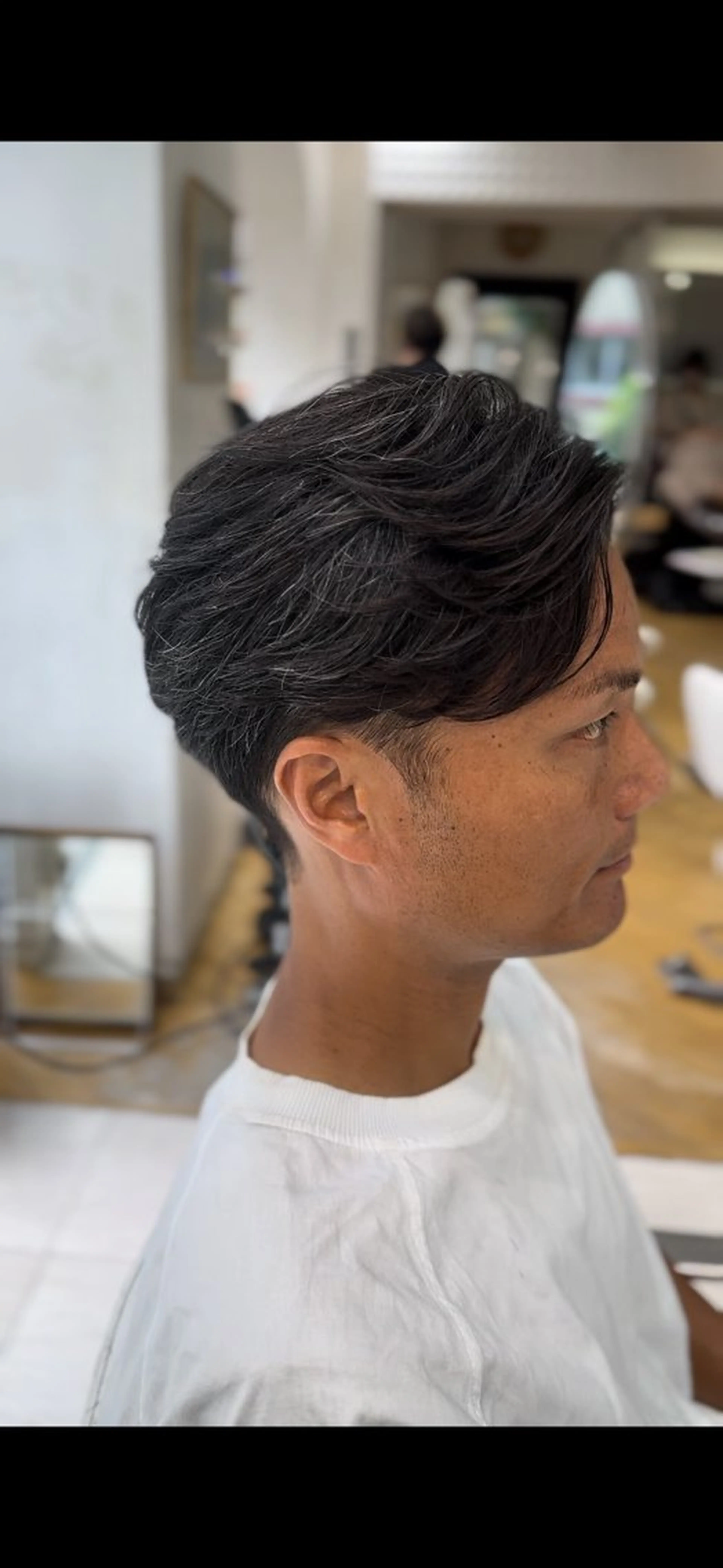 ショート メンズ 刈り上げ 江原 貴登のヘアスタイル