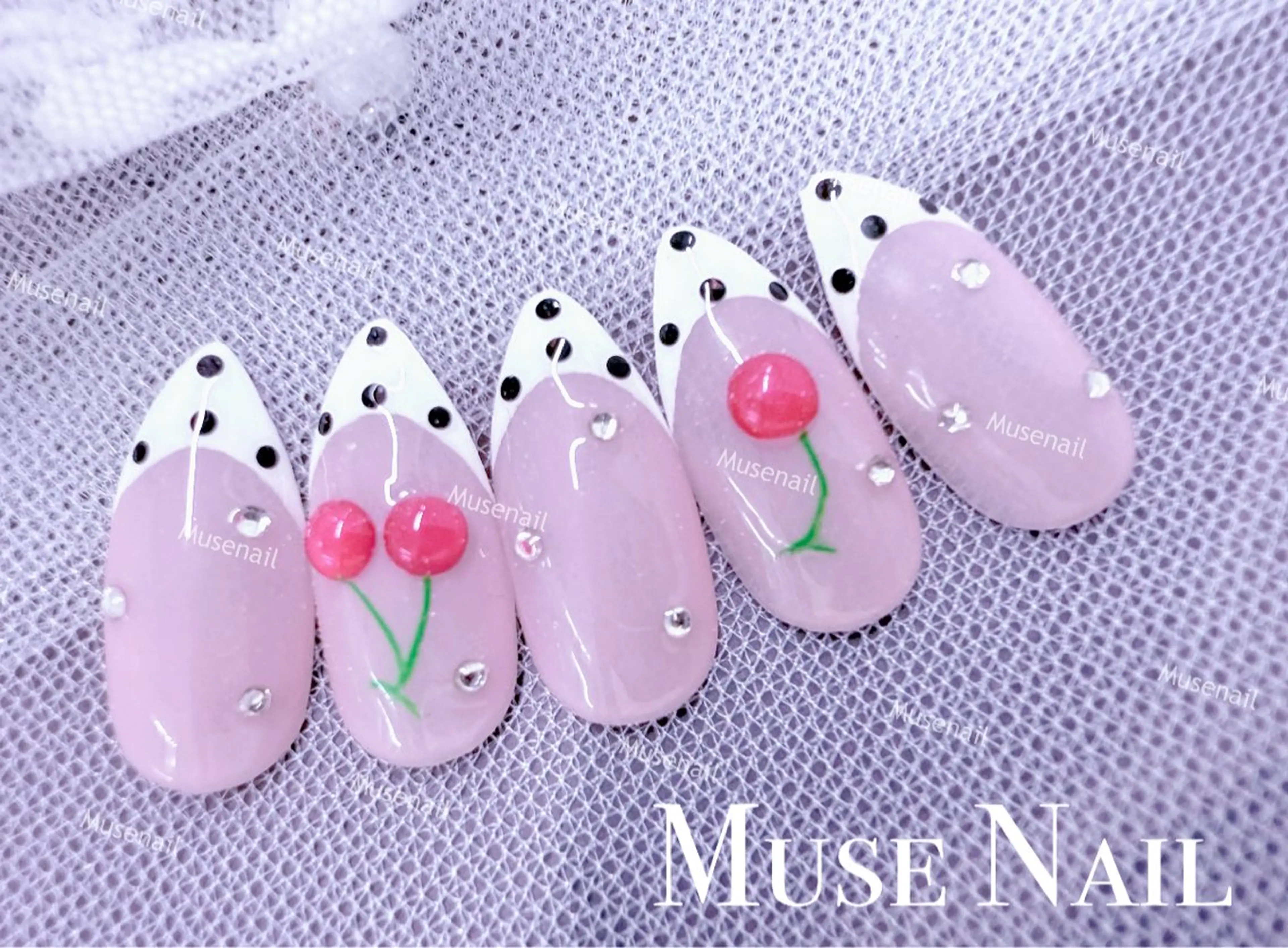 ネイル フットネイル ジェルネイル 韓国ネイル マグネットネイル ミラーネイル muse nailのネイルデザイン
