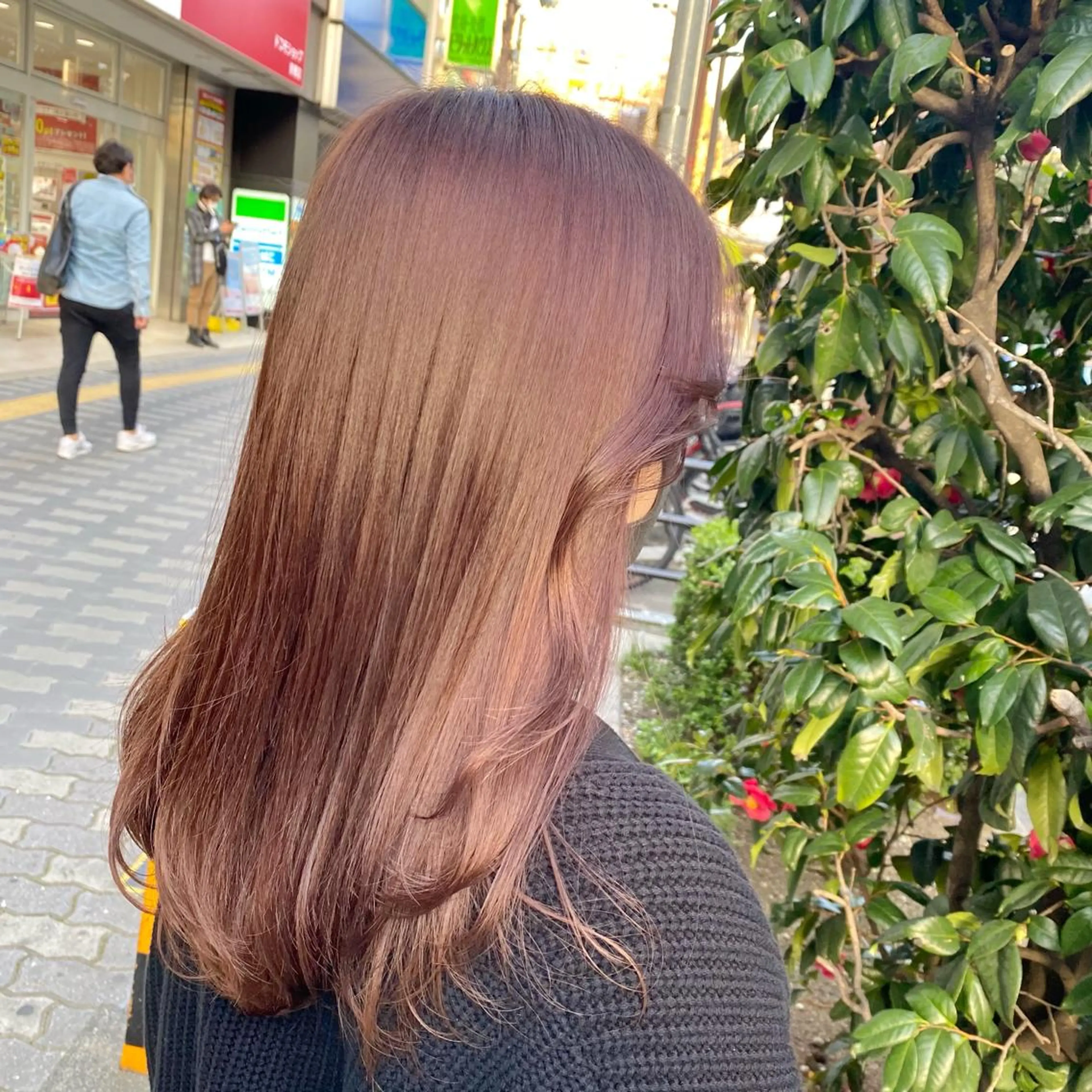 セミロング カラー 透明感カラー/京橋/ reikoのヘアスタイル
