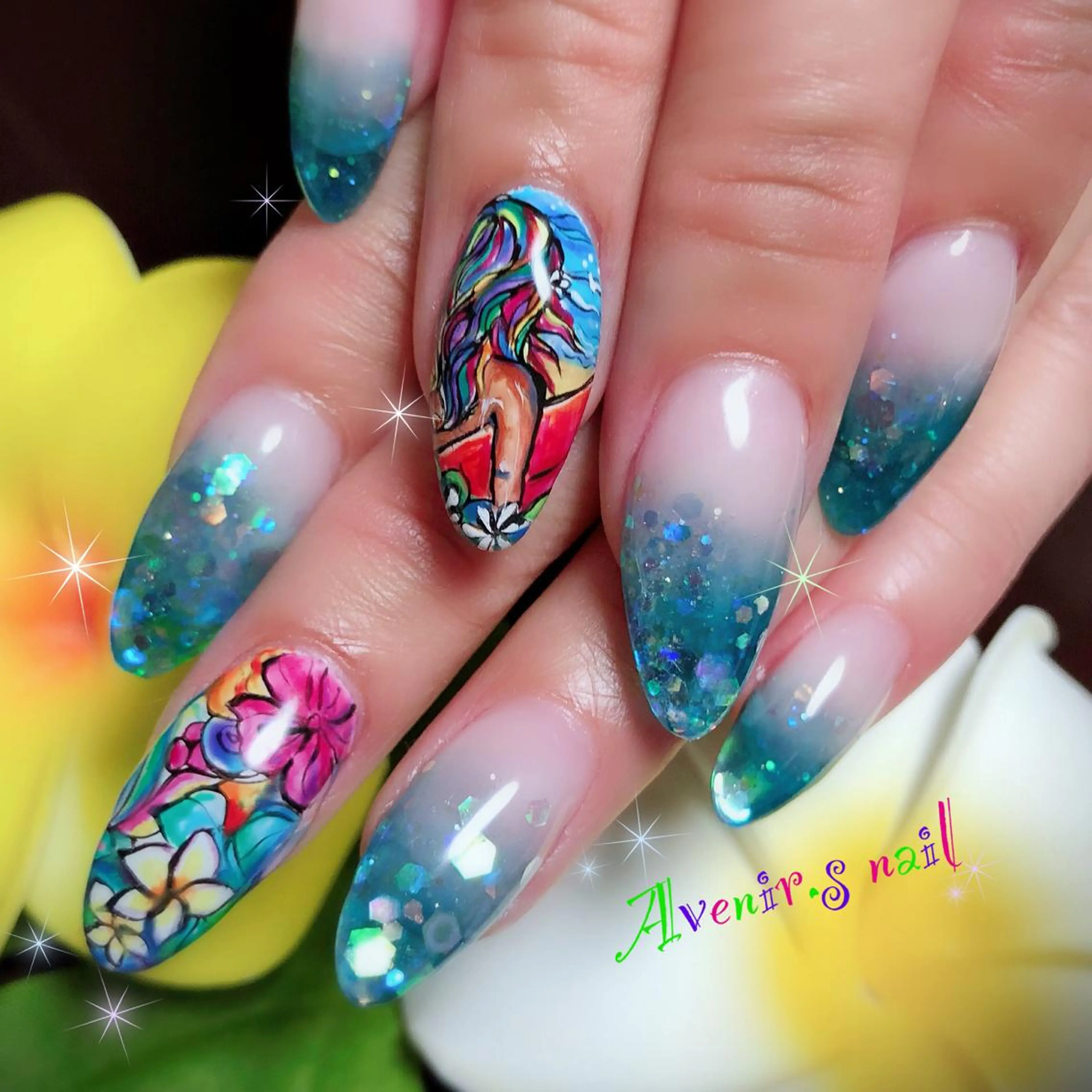 ネイル アートネイル Home Salon Avenir.のネイルデザイン