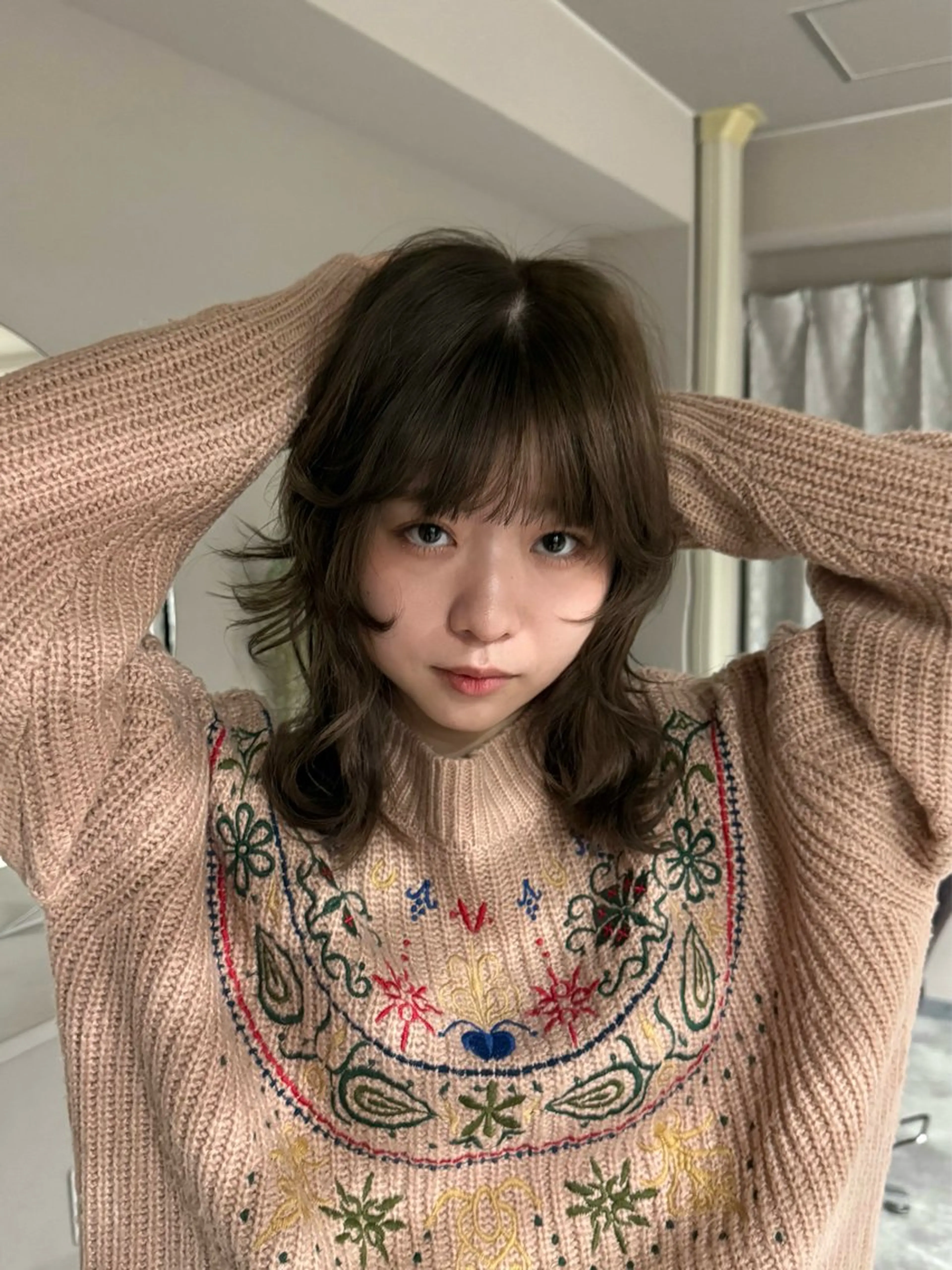 カラー ベージュカラー ヘアカラー カレン mimiiyのヘアスタイル