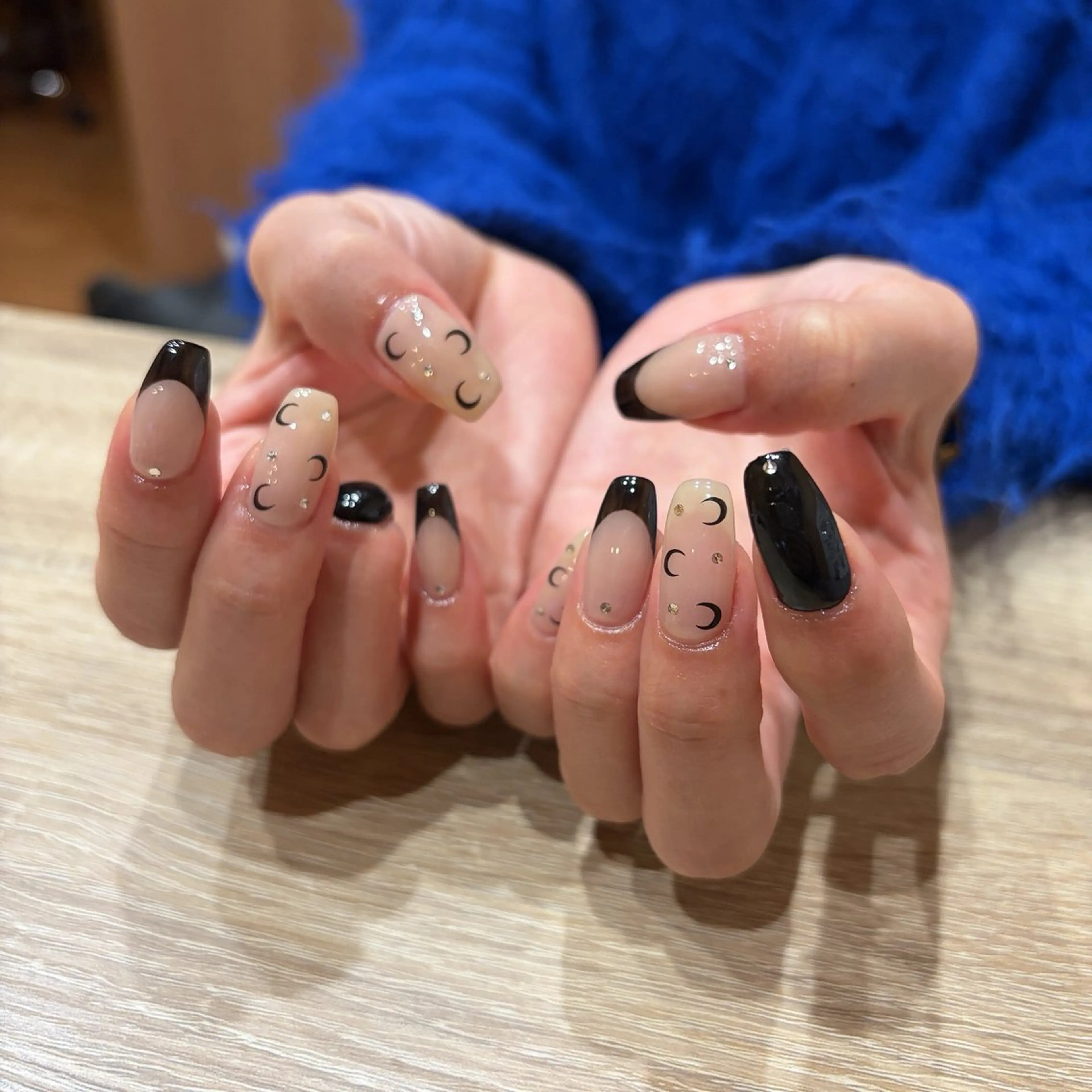 ネイル ロングネイル 持ち込み liberté🫧 新小岩のネイルデザイン