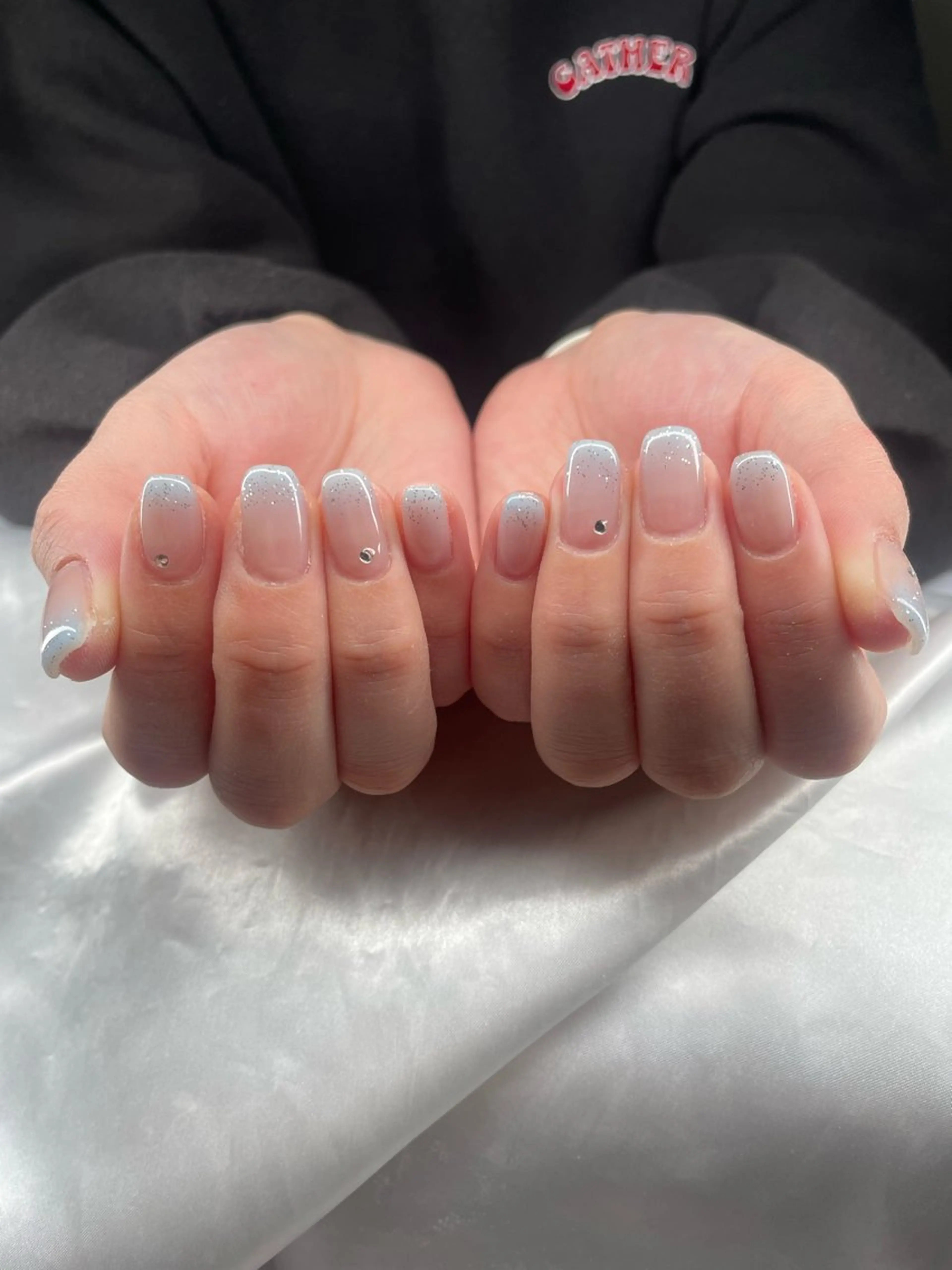 ネイル グラデーション 前田 凜のネイルデザイン