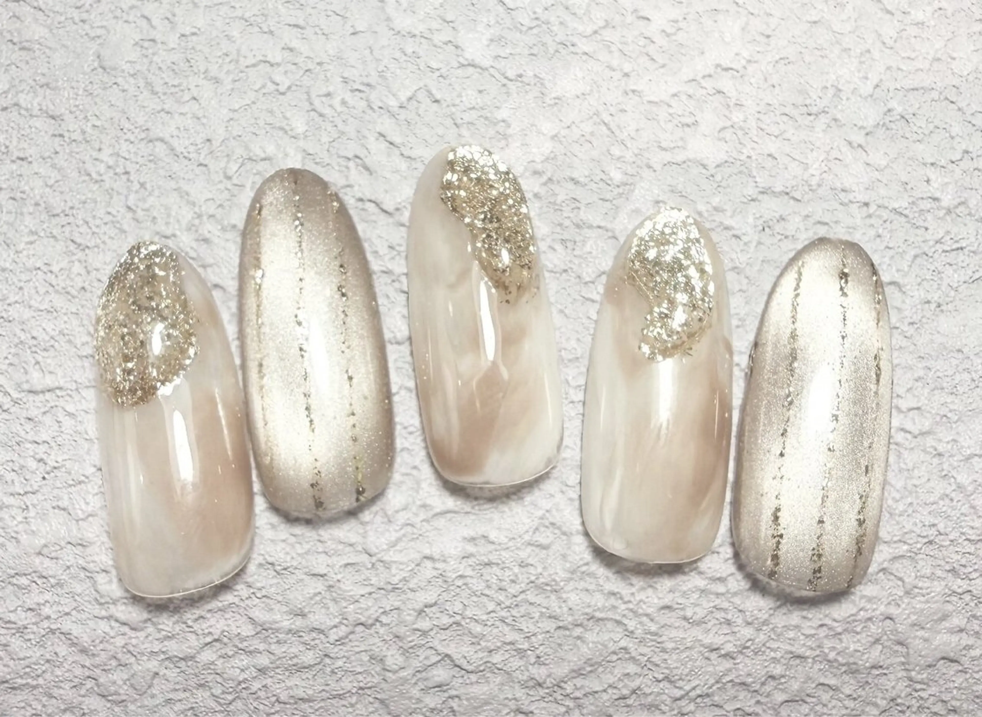 ★人気No.２!  上品、ニュアンス定額ネイルコース　/パラジェル、フィルイン/オフィス　シンプルネイルの写真