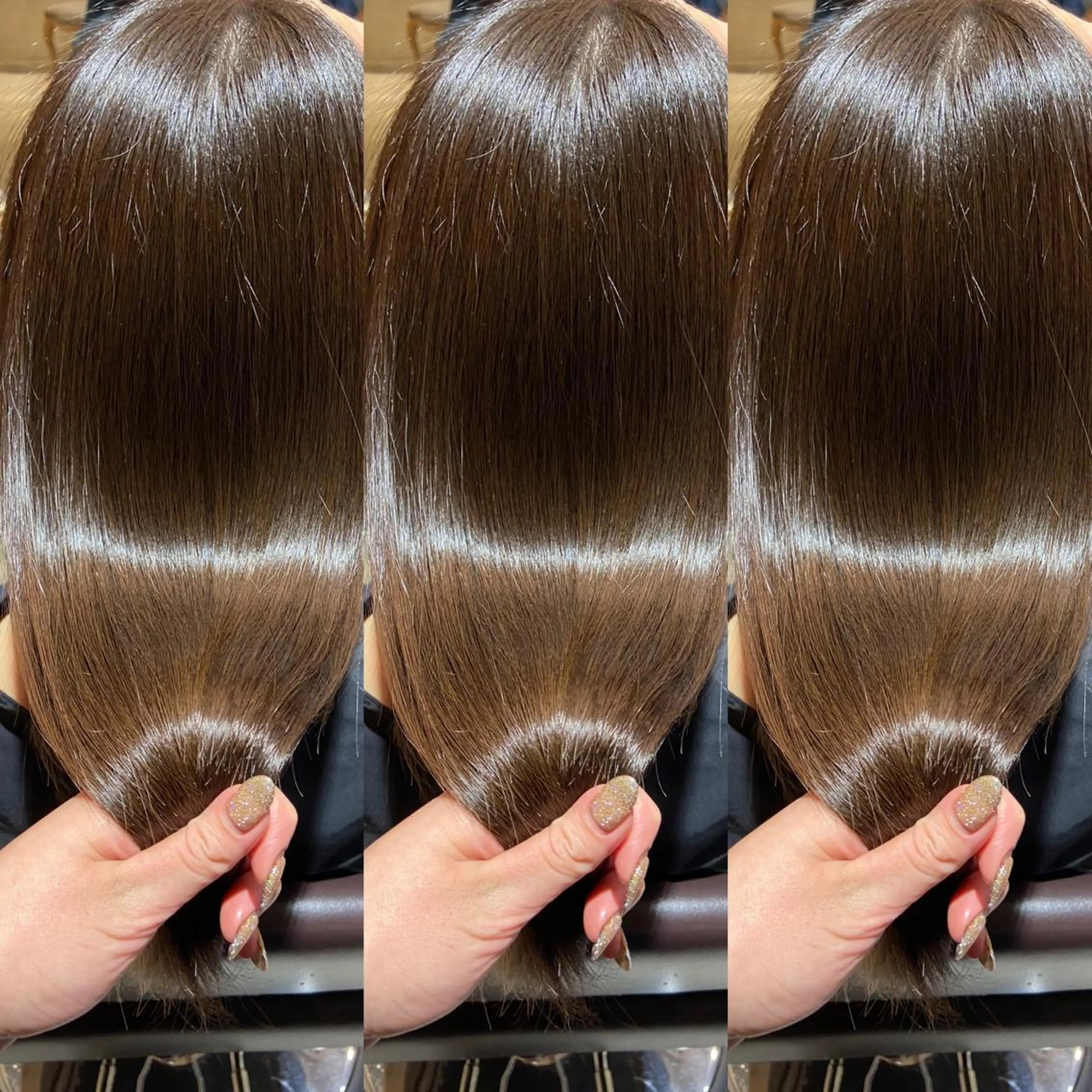 セミロング 新宿No.1艶髪矯正 美艶カラー/FUKAのヘアスタイル