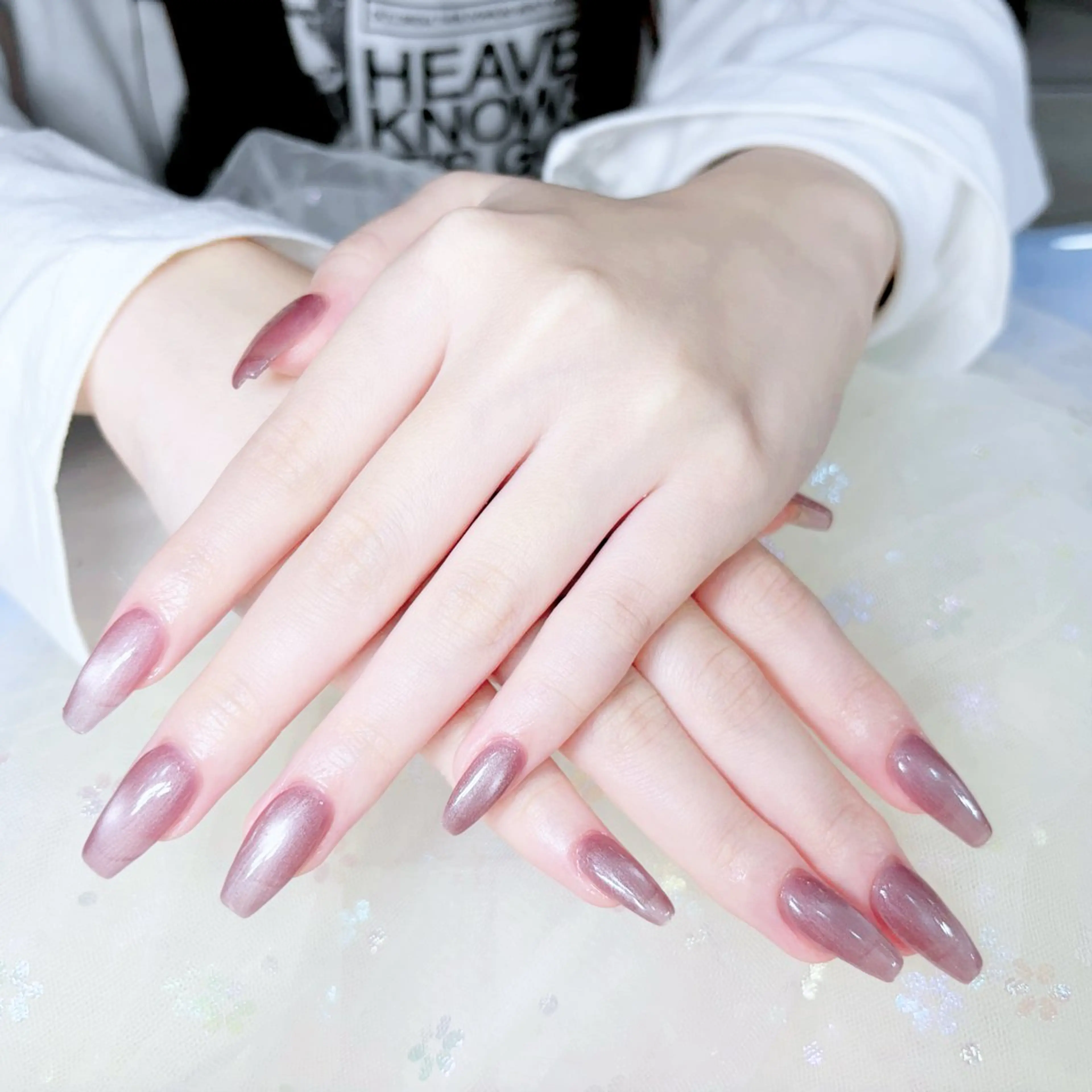 ネイル ハンドネイル H3 Nail Tsuki🦋💙のネイルデザイン