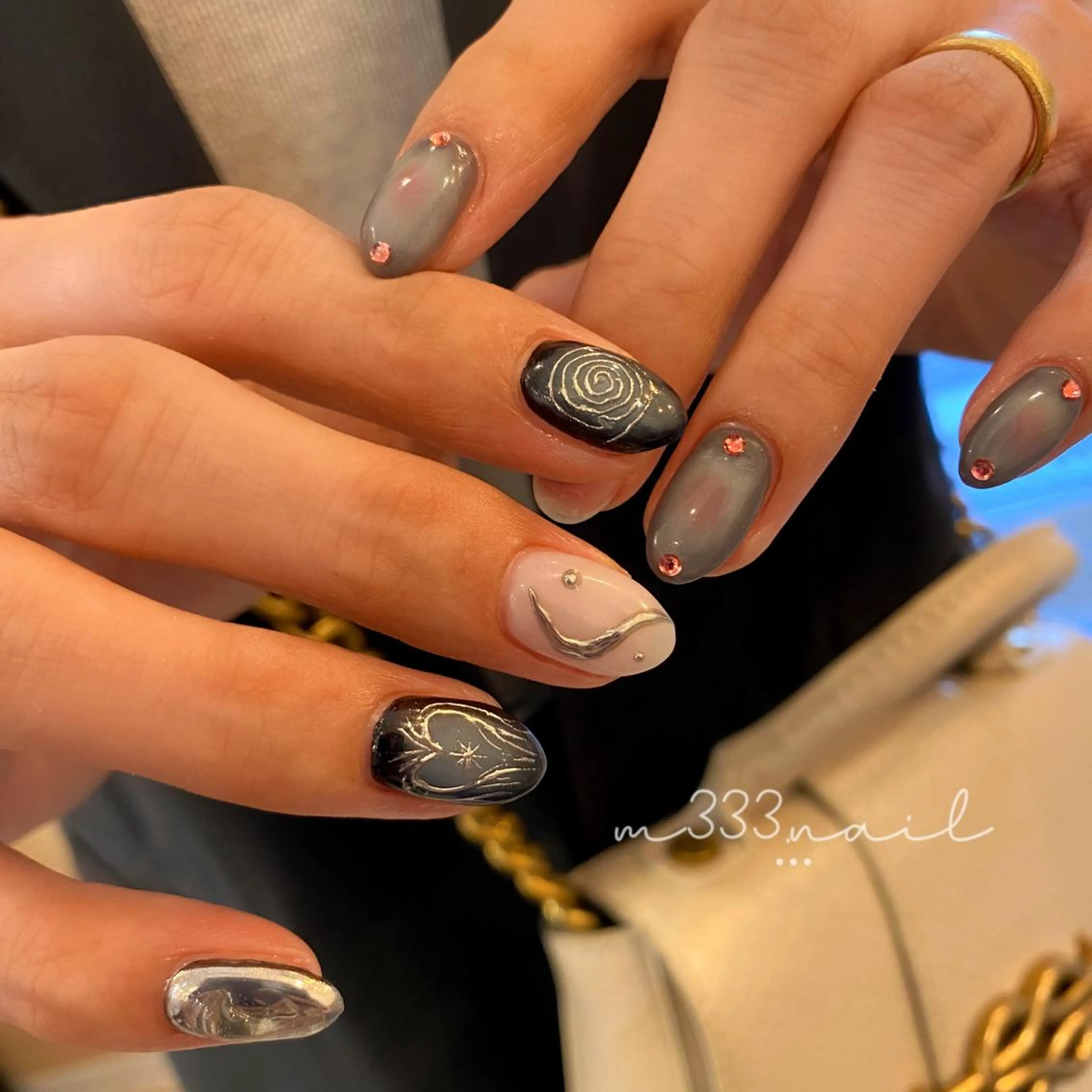 ネイル ハンドネイル MILE. mukonosouのネイルデザイン