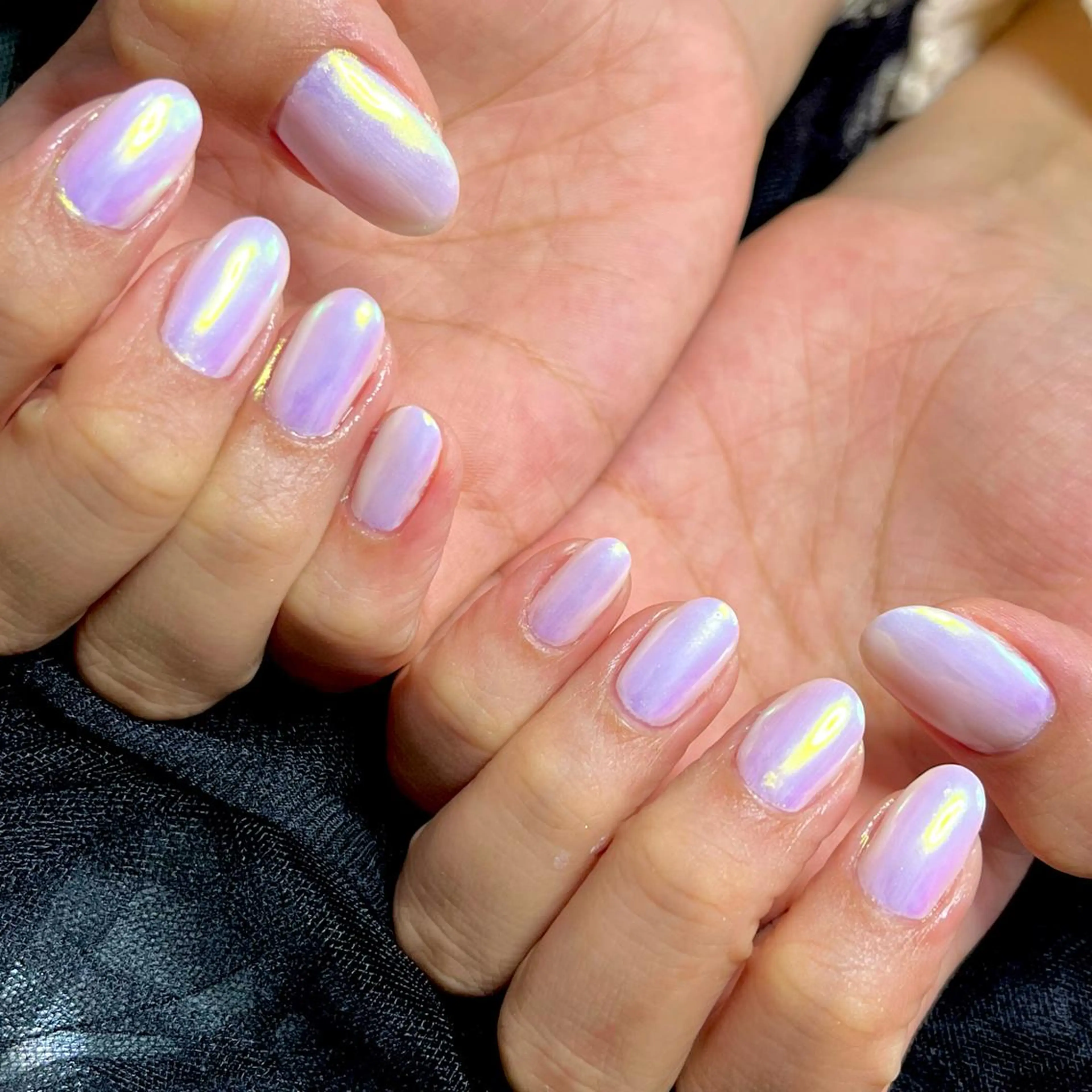 ネイル オーロラネイル 森 まりなのネイルデザイン