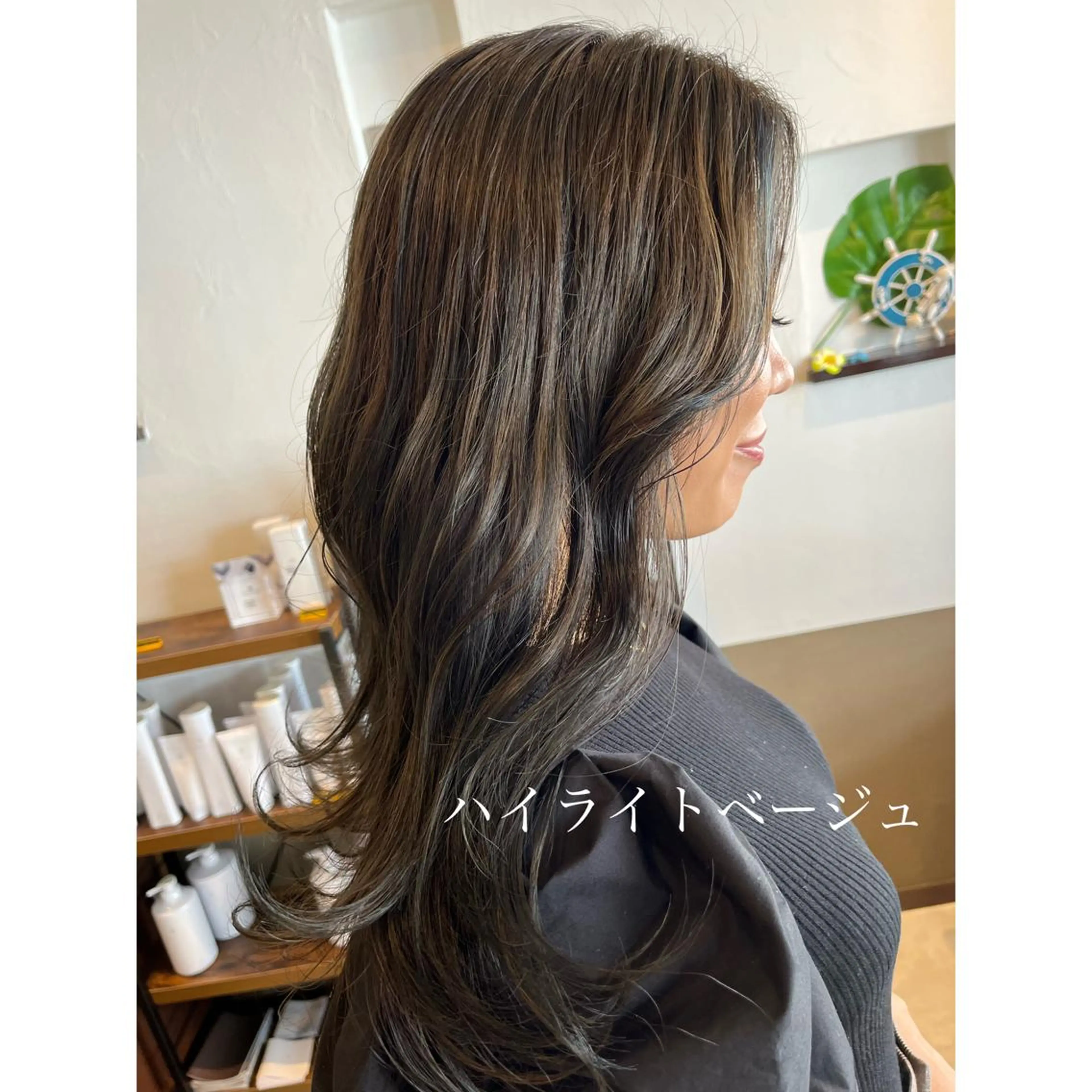 ロング カラー 坂井田 浩樹のヘアスタイル