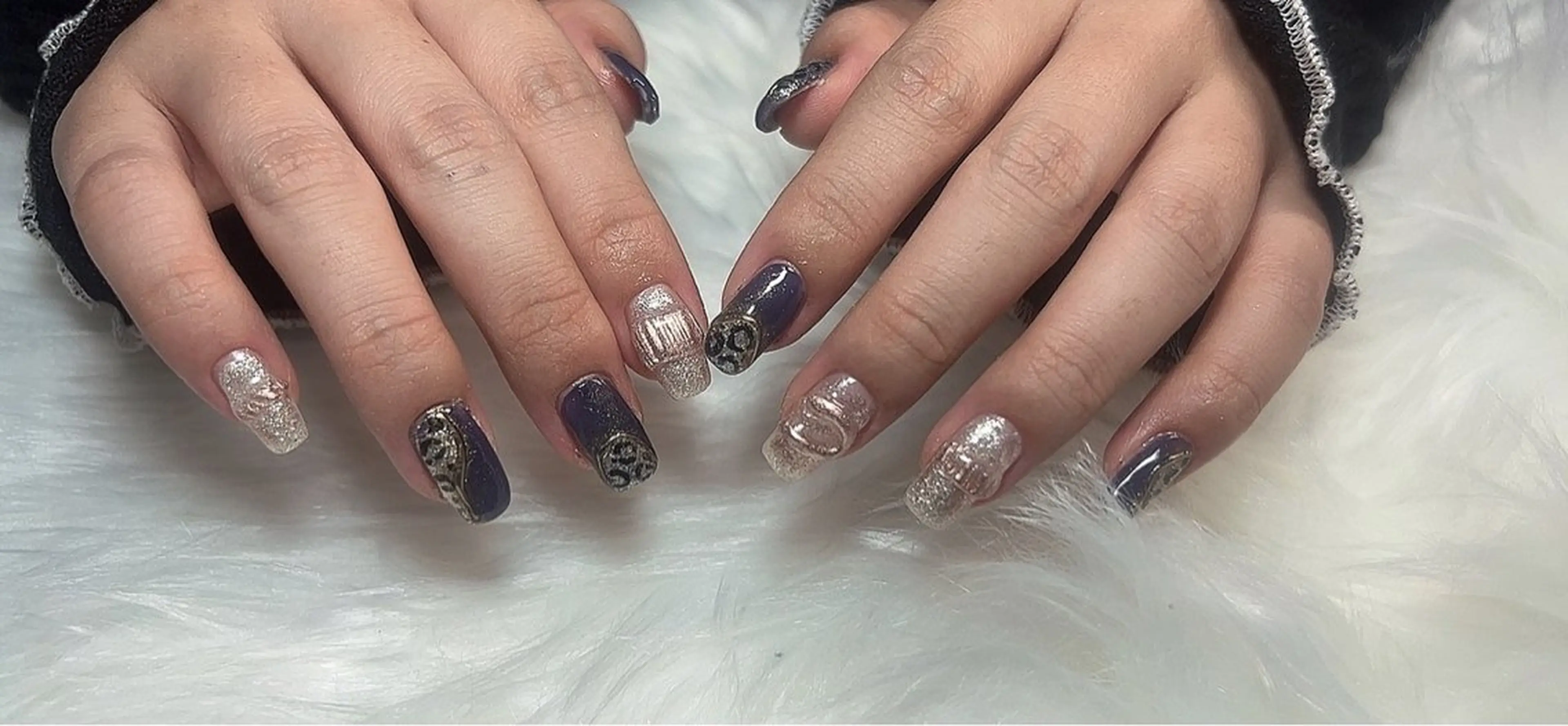 ネイル アニマル柄 ジェルネイル Ruana Nailのネイルデザイン