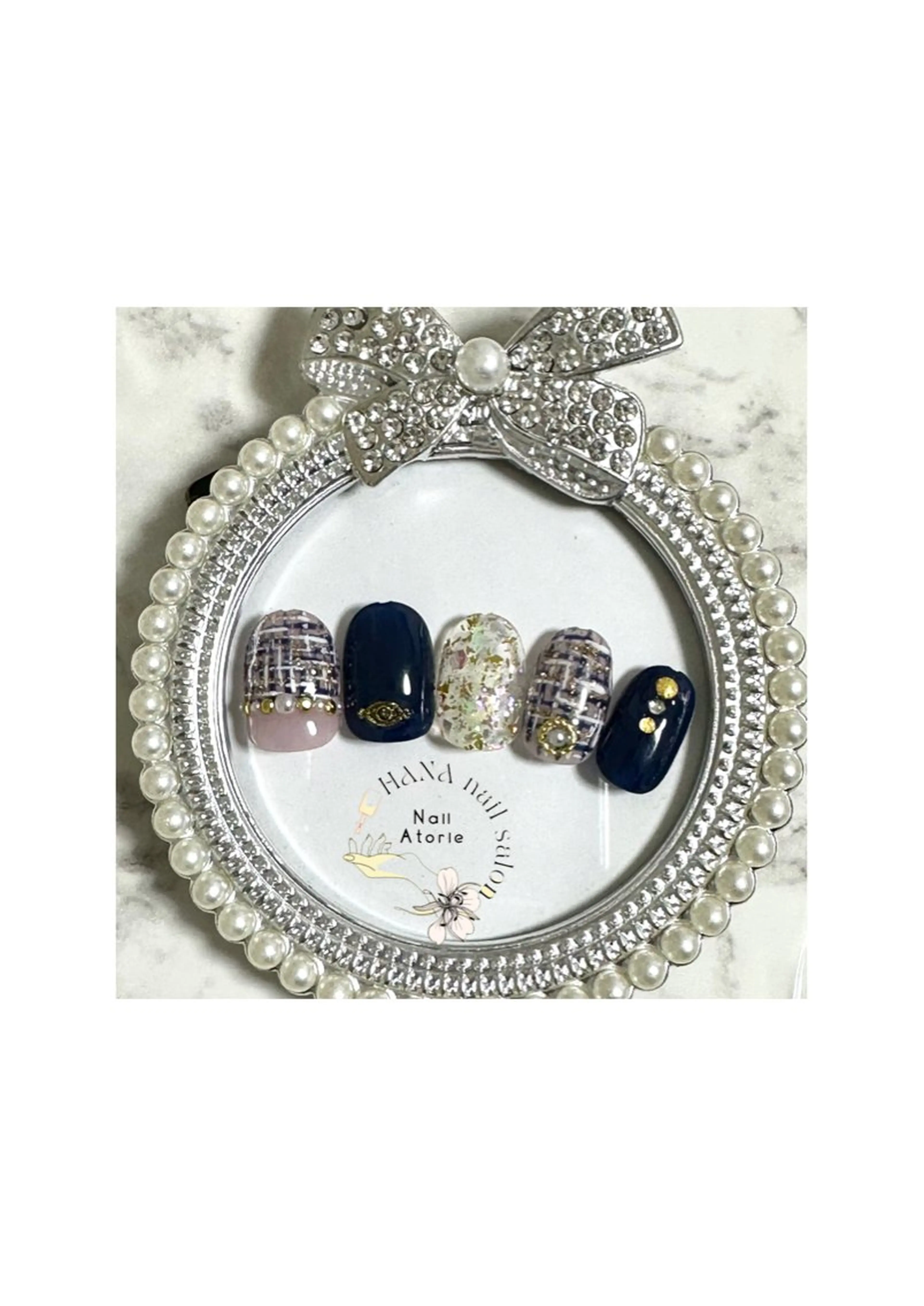 ネイル ツイードネイル ハンドネイル HaNA 　nail salonのネイルデザイン