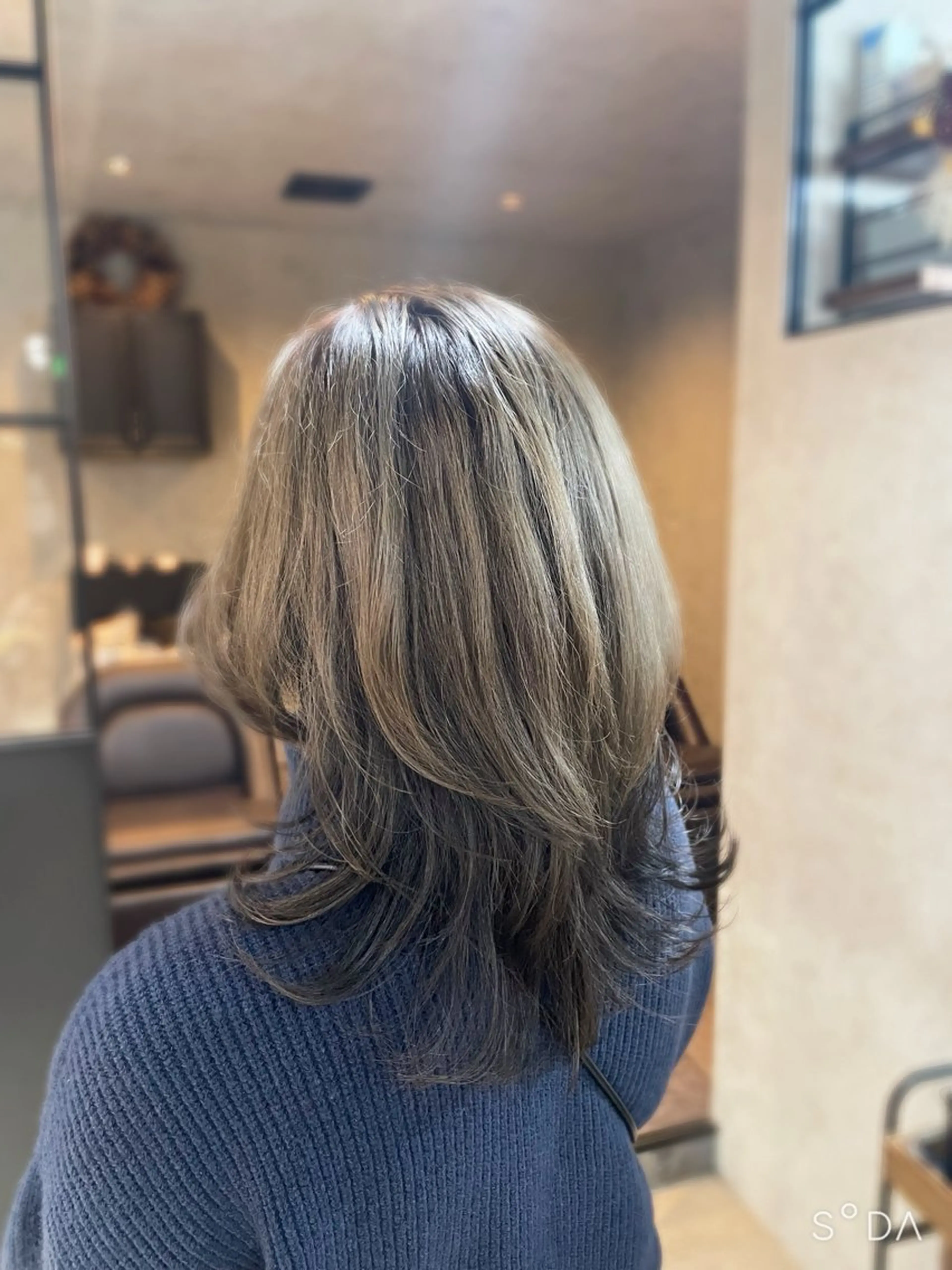 カラー 透明感カラー ダークグレー グレージュ 似合わせカット🍀 TAKAHASHIのヘアスタイル