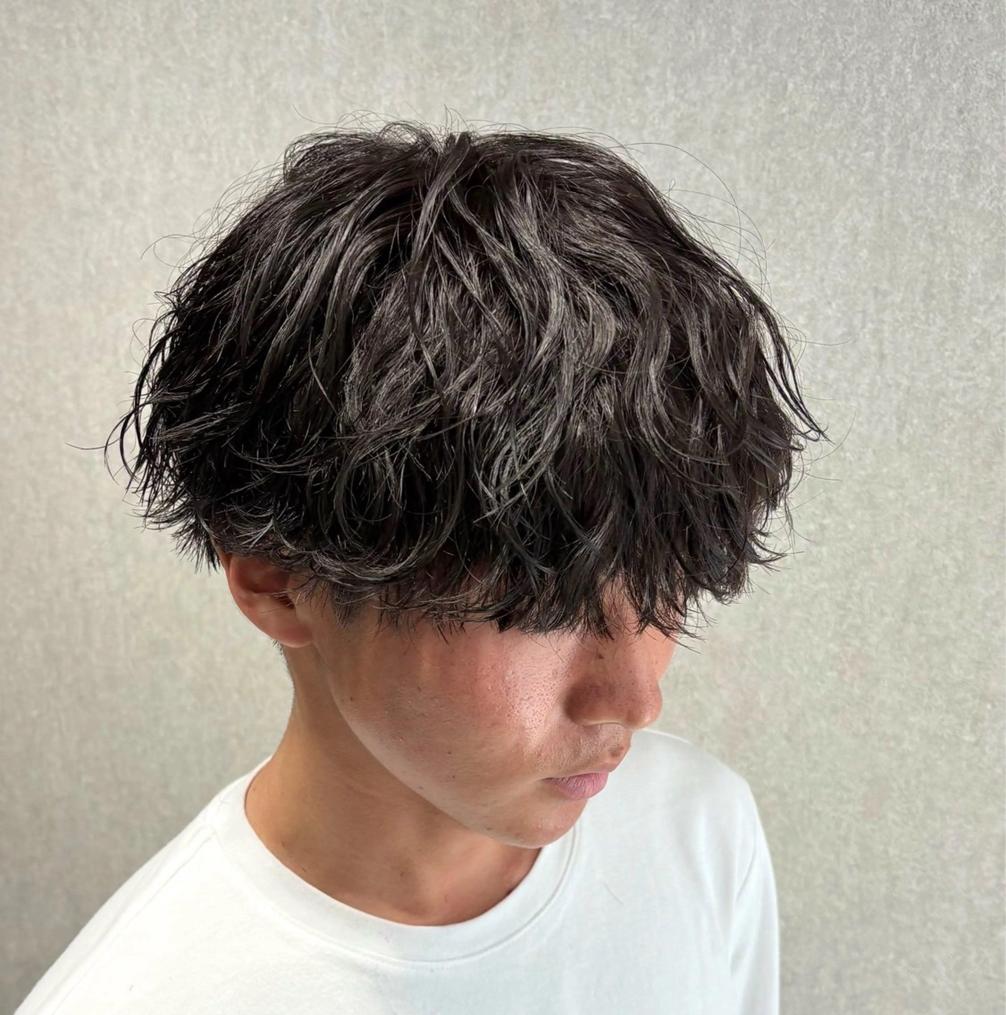 ショート パーマ メンズ カット パーマ トリートメント 【メンズ特化】 池田大成✂︎のヘアスタイル