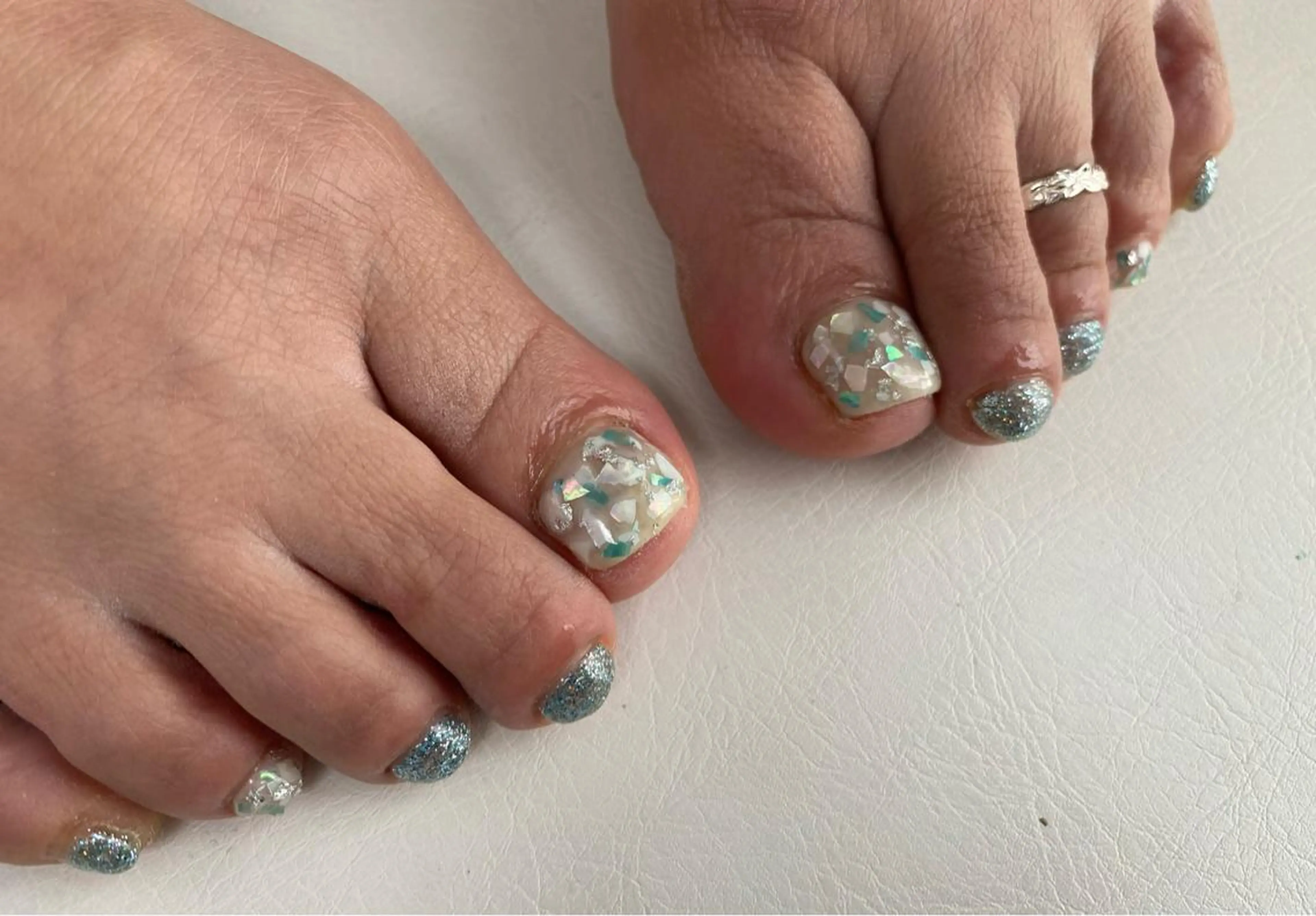 ネイル フットネイル Mana‪ ‪·͜· ❤︎‬のネイルデザイン