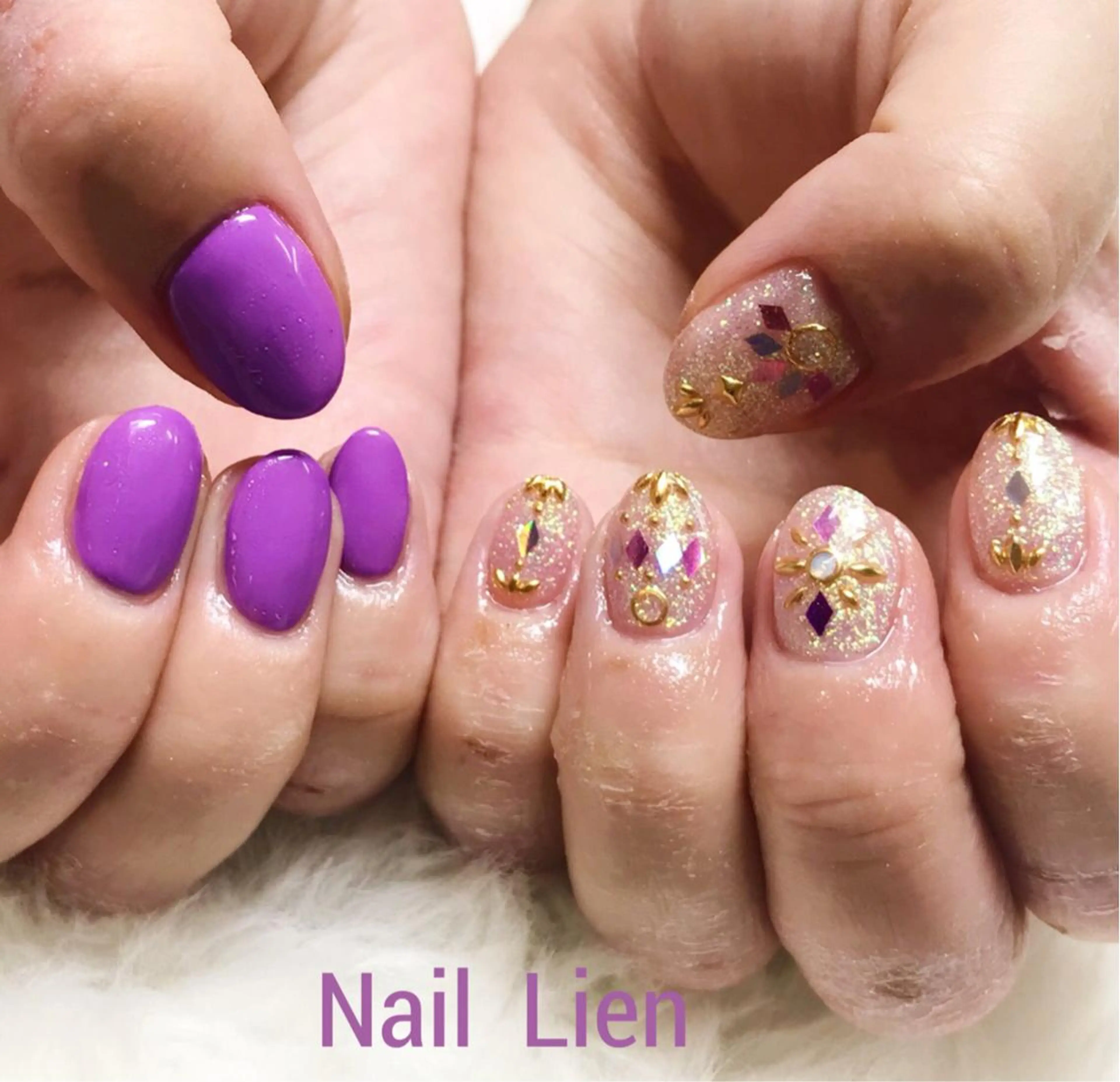 ネイル 持ち込み Nail lieNのネイルデザイン