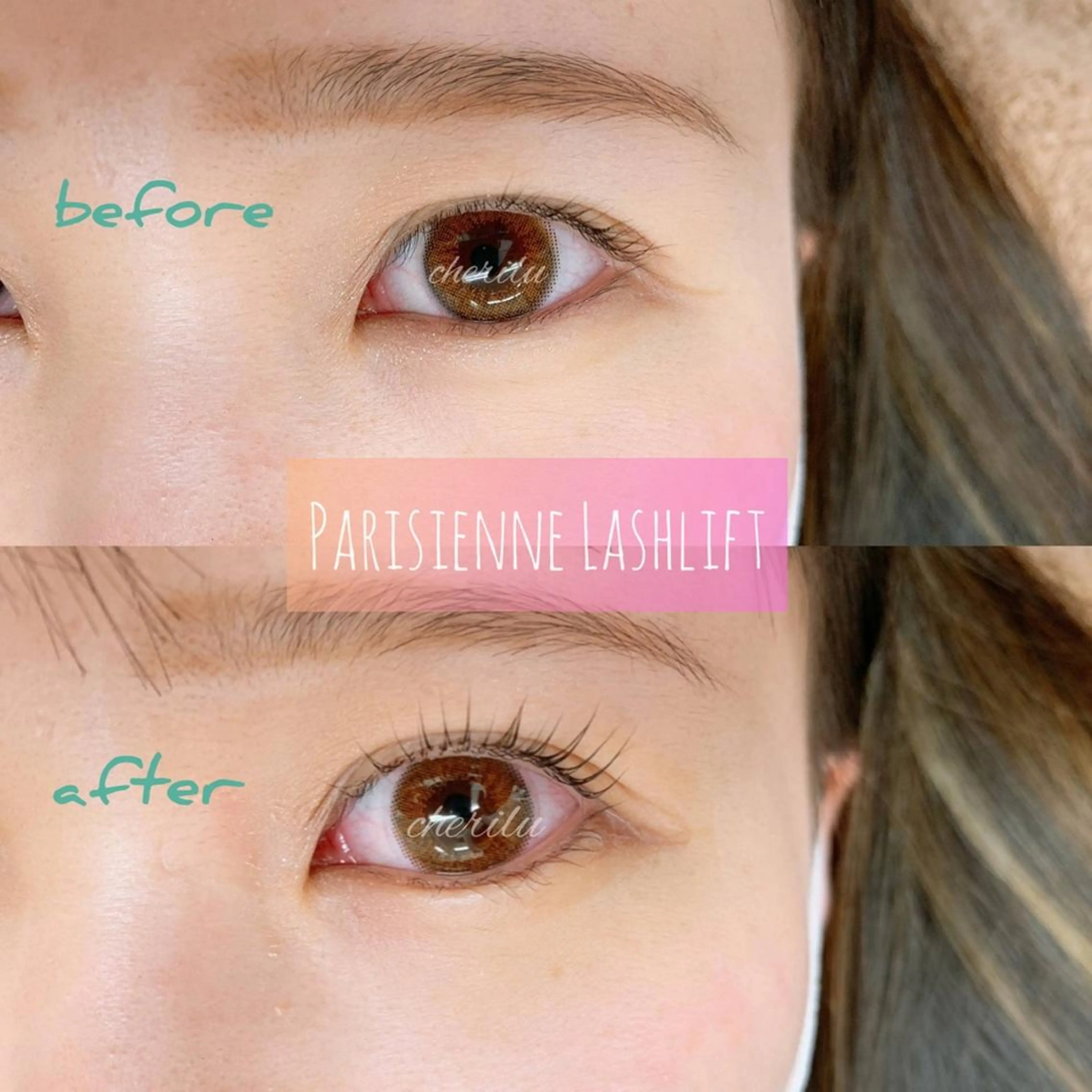 マツエク・マツパ パリジェンヌラッシュリフト Cherilu 府中店のマツエク・マツパデザイン