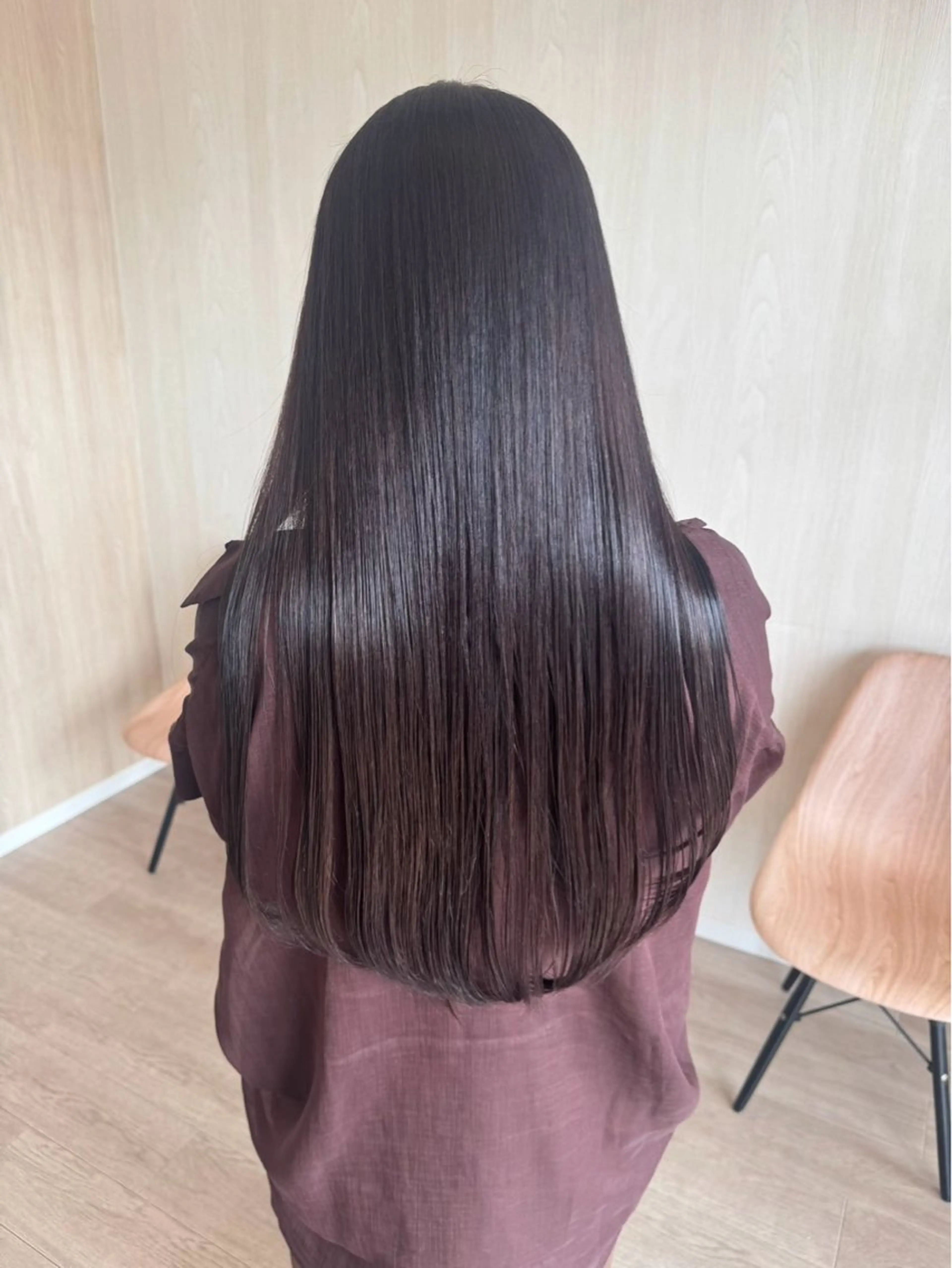 ロング 縮毛矯正 MI NAのヘアスタイル