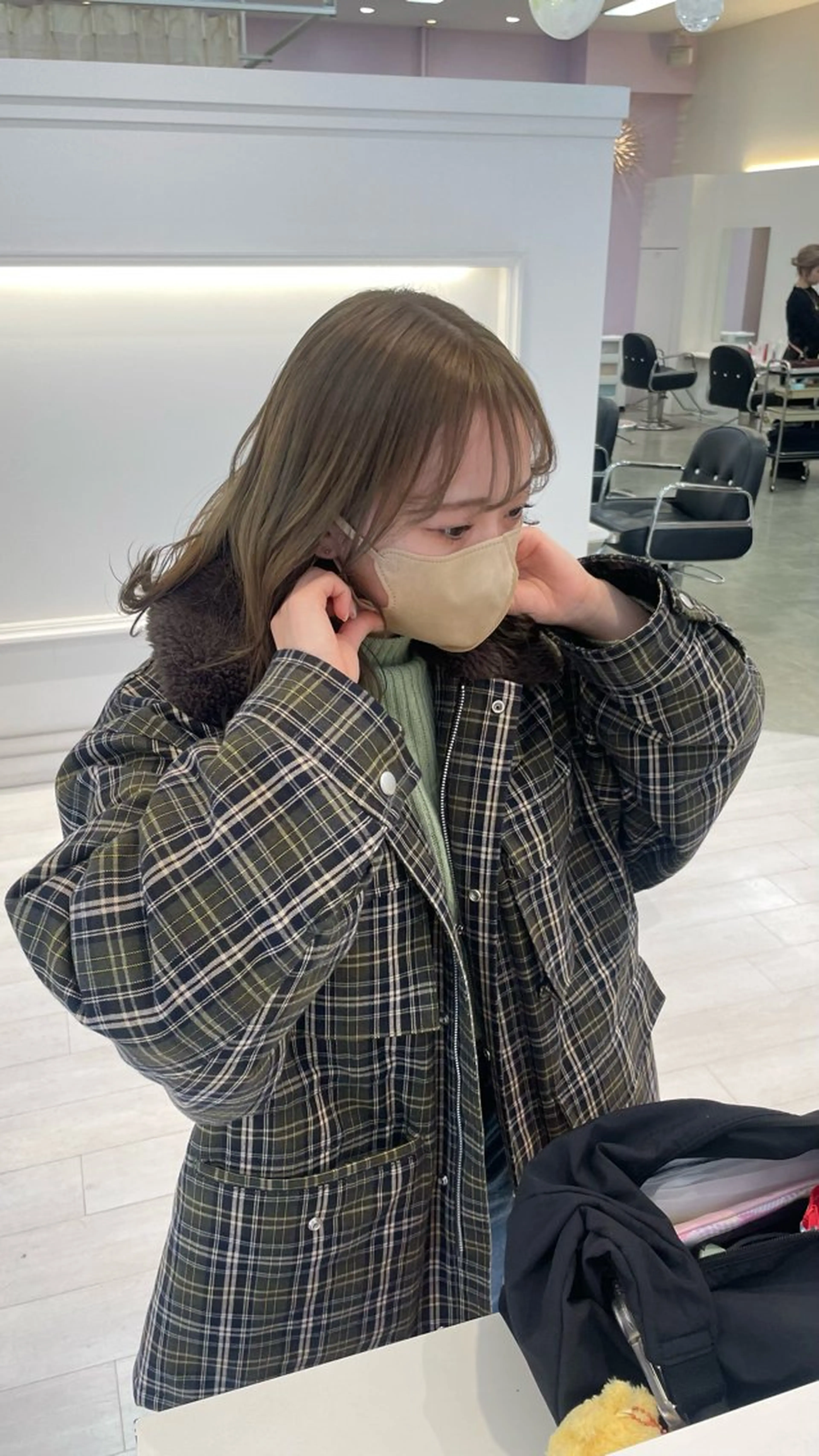 ミディアム カラー ParveMix いしいまお🌼のヘアスタイル