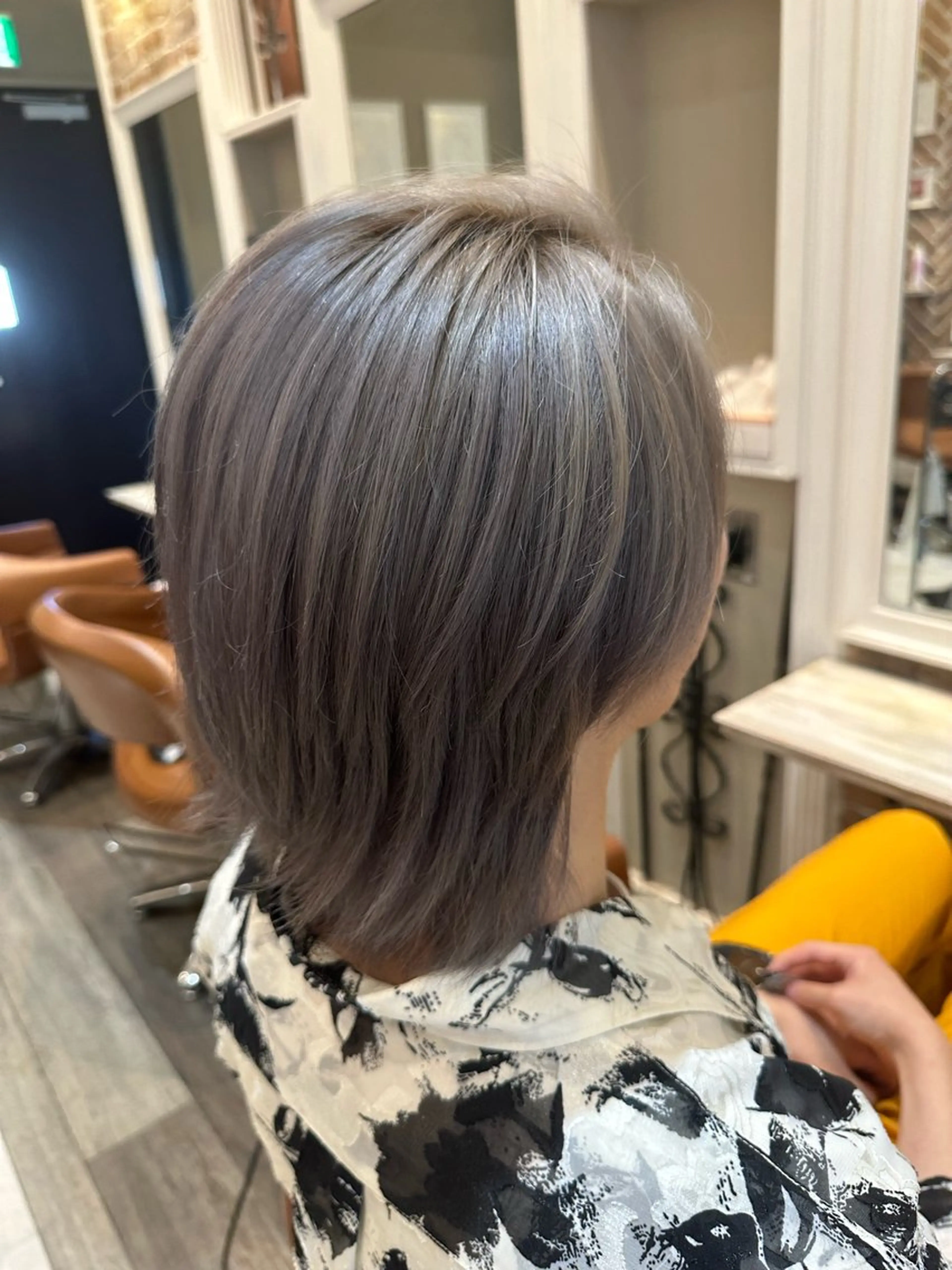 カラー メンズ 石井秀二郎メンズ パーマ京都河原町のヘアスタイル