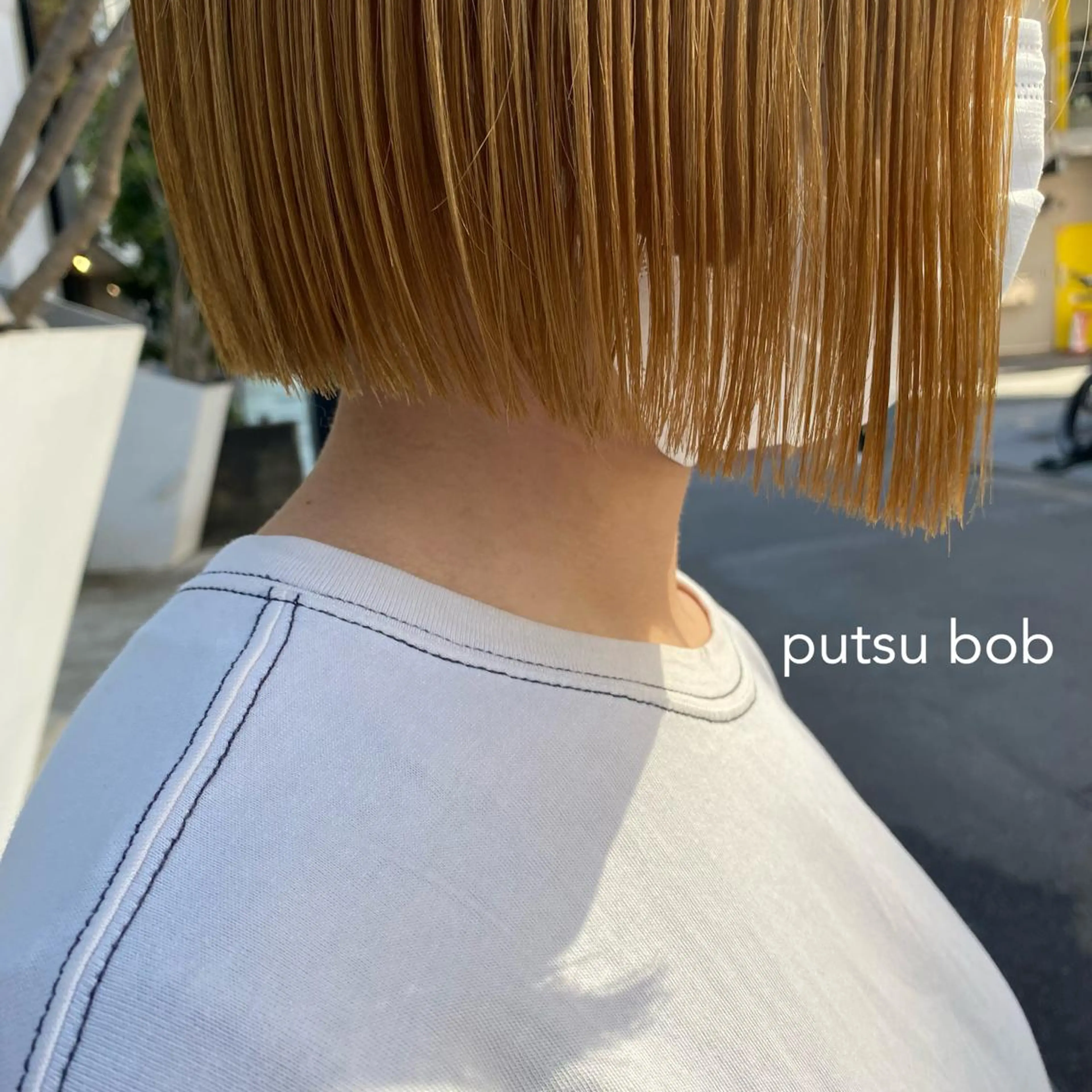 ショート カラー センターパート/ 暖色カラーayuのヘアスタイル