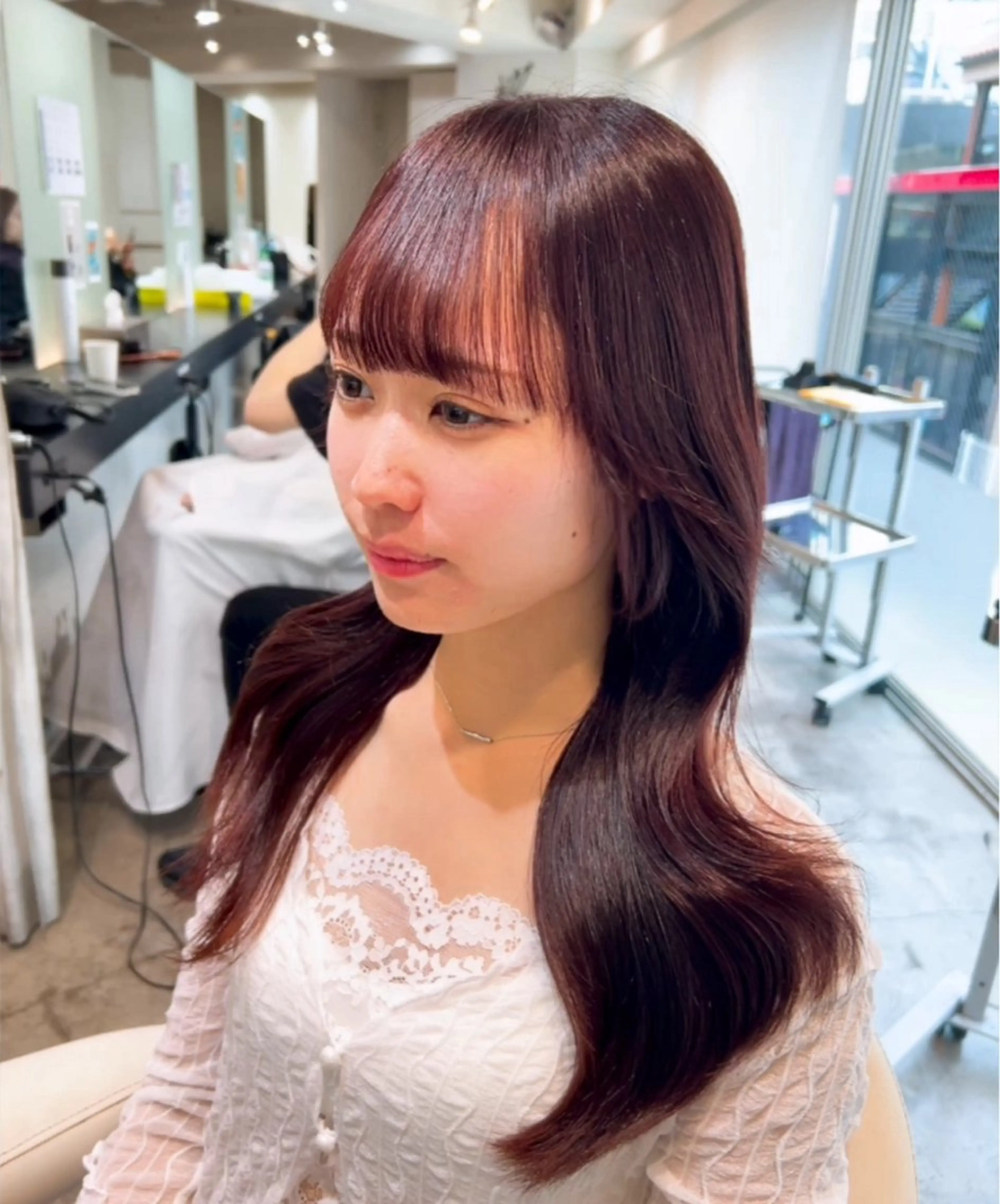 カラー ラベンダーカラー 二宮 陽太のヘアスタイル