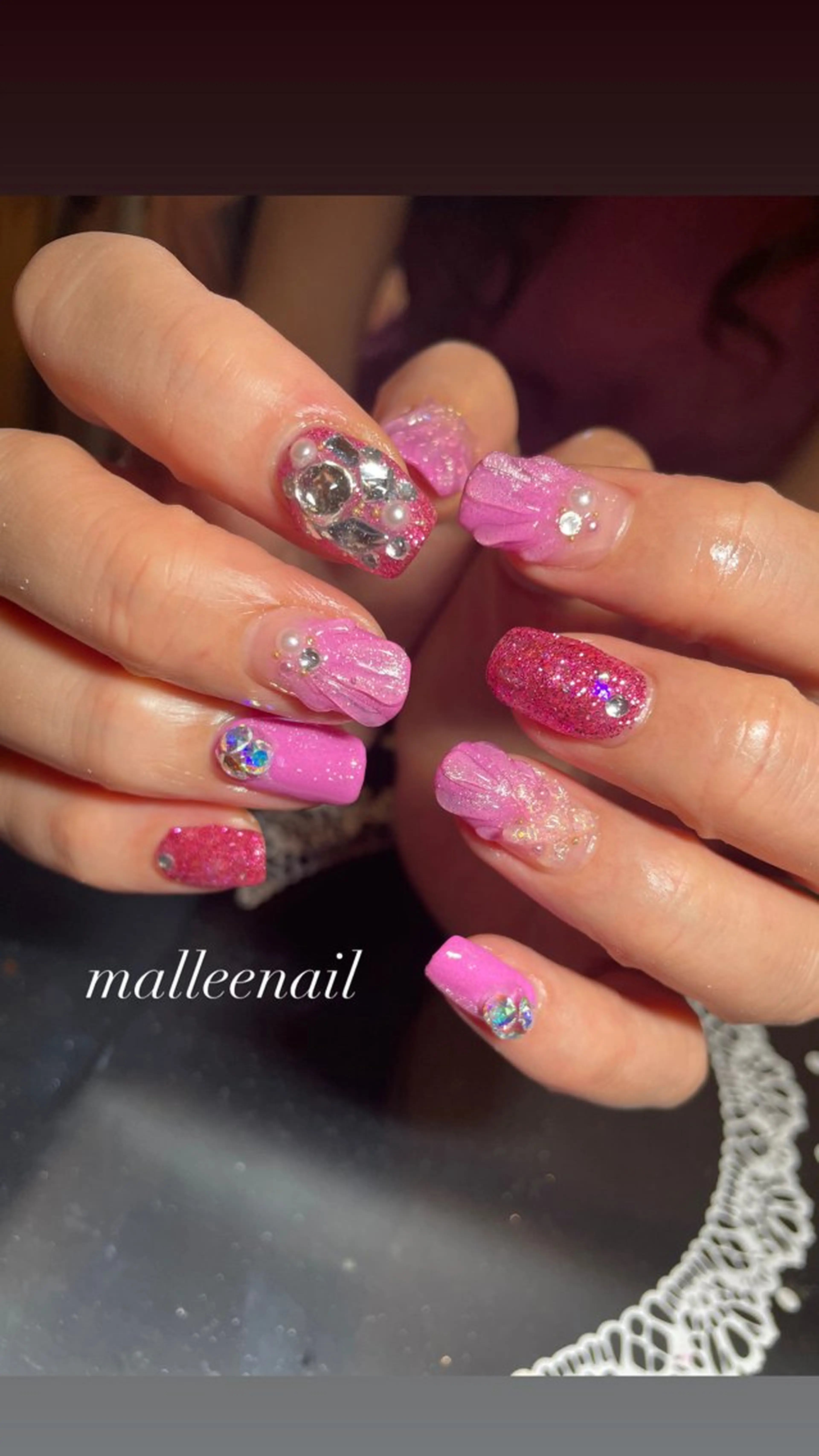 セミロング mallee nailのネイルデザイン