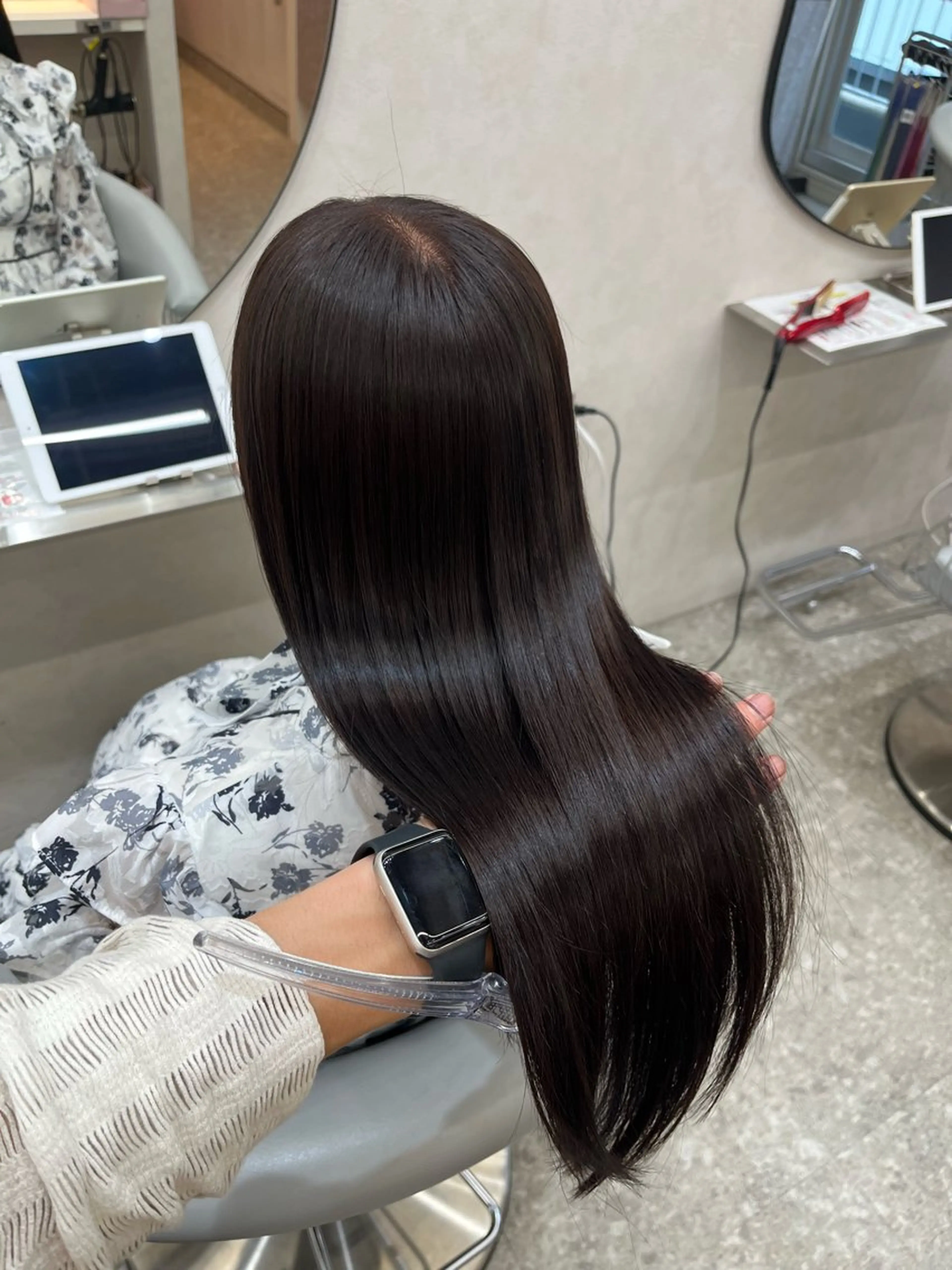 ロング カラー トリートメント カット トリートメント 韓国ハッシュカット/ 新宿/髪質改善/岡崎のヘアスタイル
