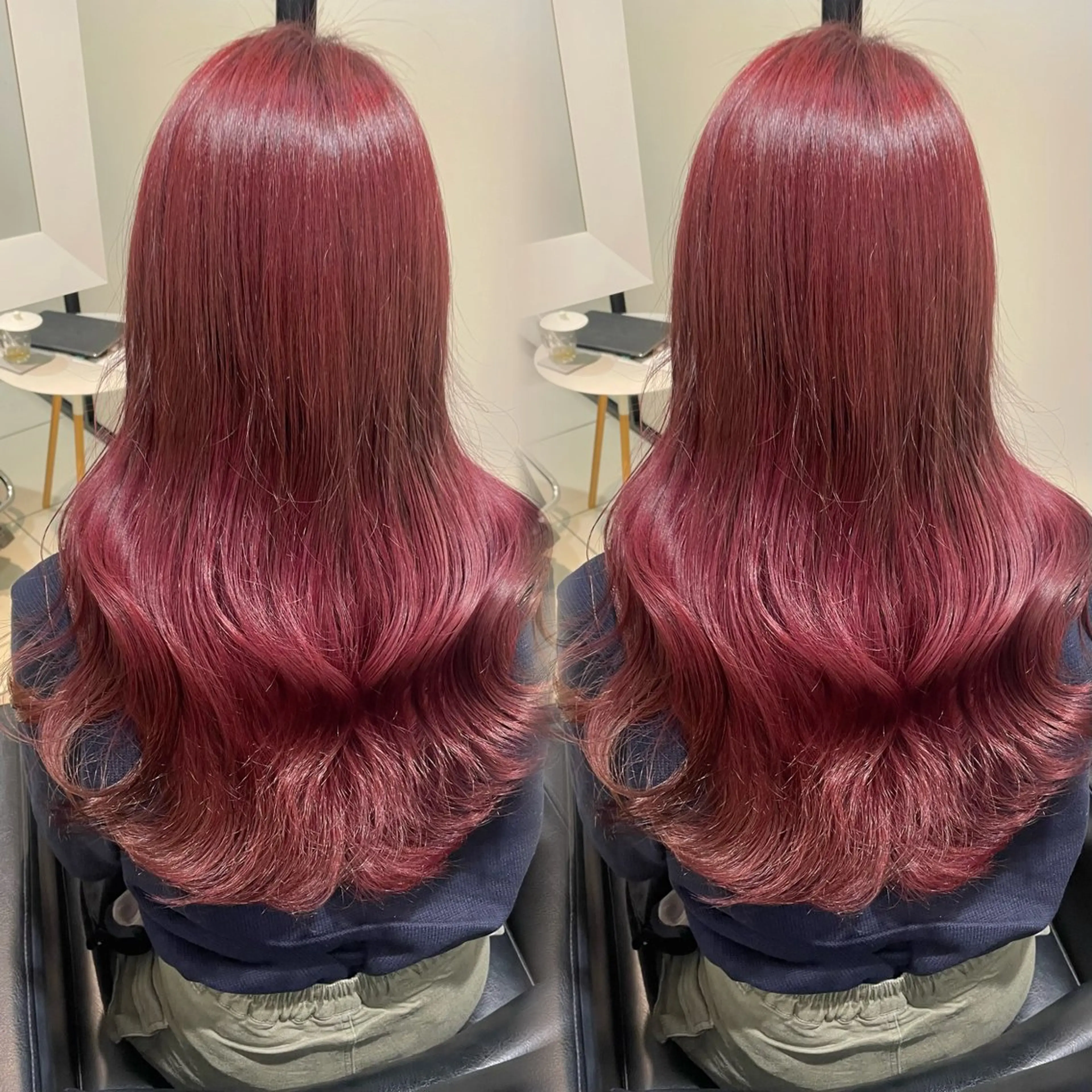 ロング カラー カット ヘアカラー トリートメント ブリーチなしカラー kana🐱のヘアスタイル