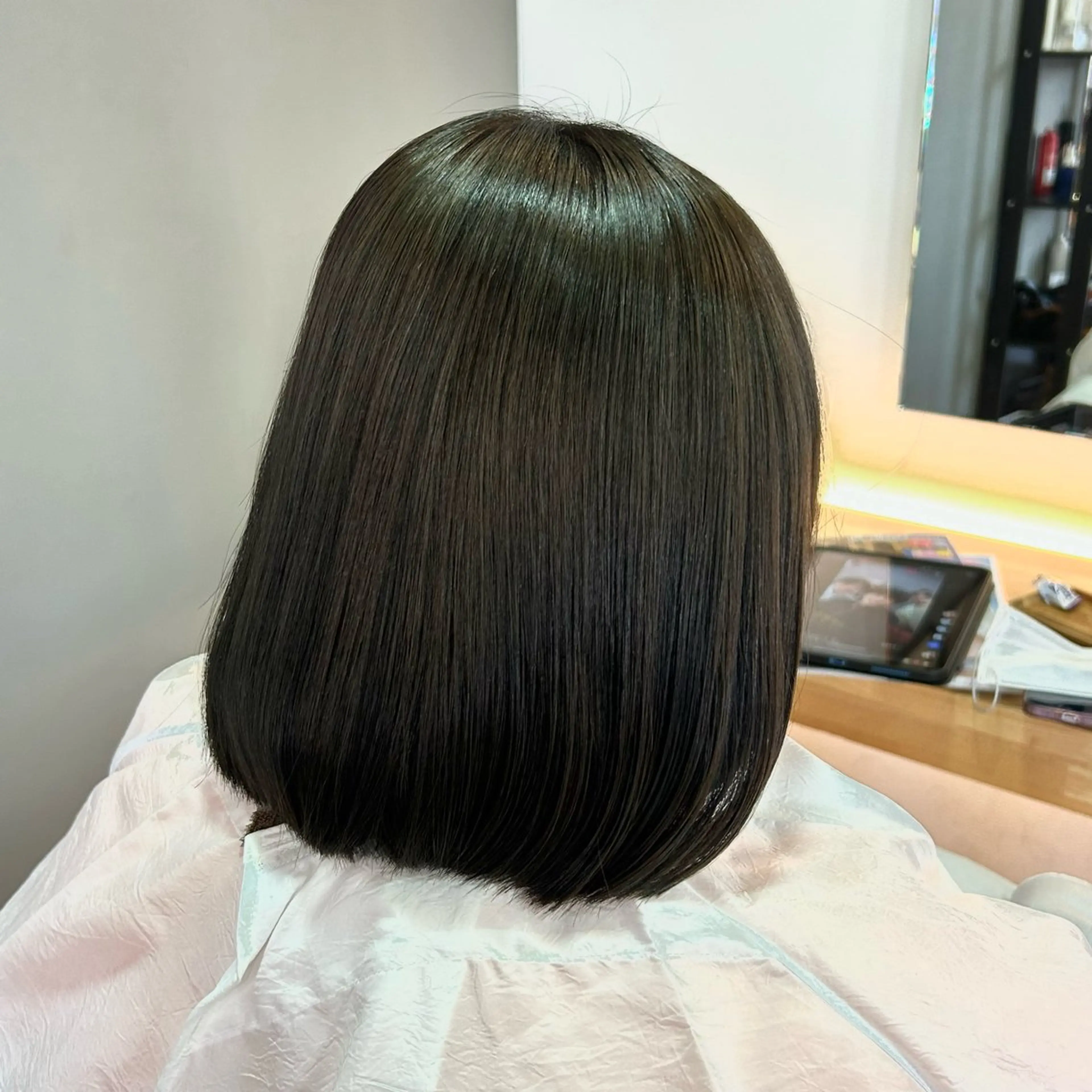 ミディアム カラー 透明感カラー グレージュ アイスグレージュ 中谷 梨那 SAKURA💜🌸のヘアスタイル