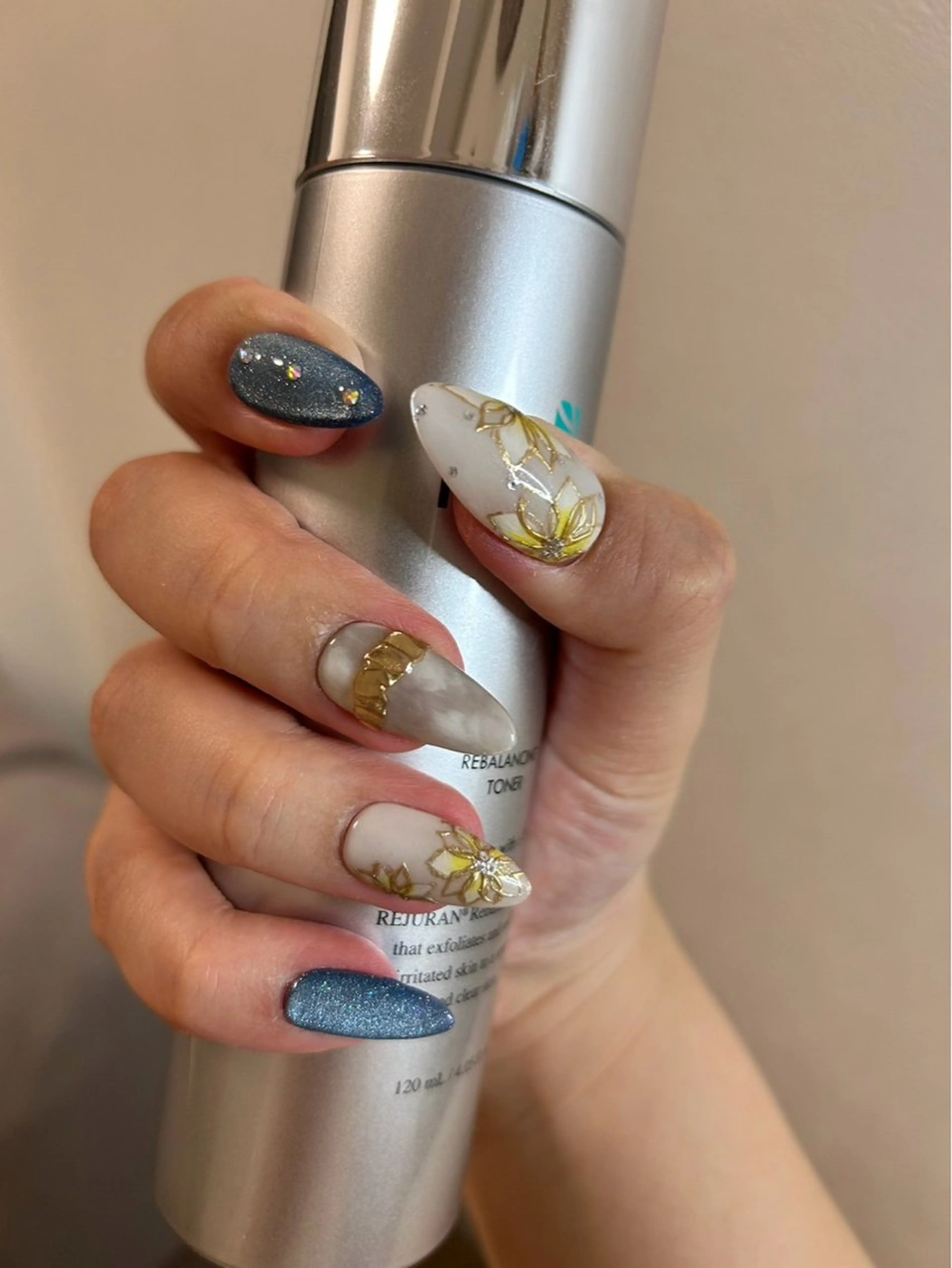 ネイル ジェルネイル マグネットネイル ミラーネイル ネイルチップ Aisol nail salonのネイルデザイン