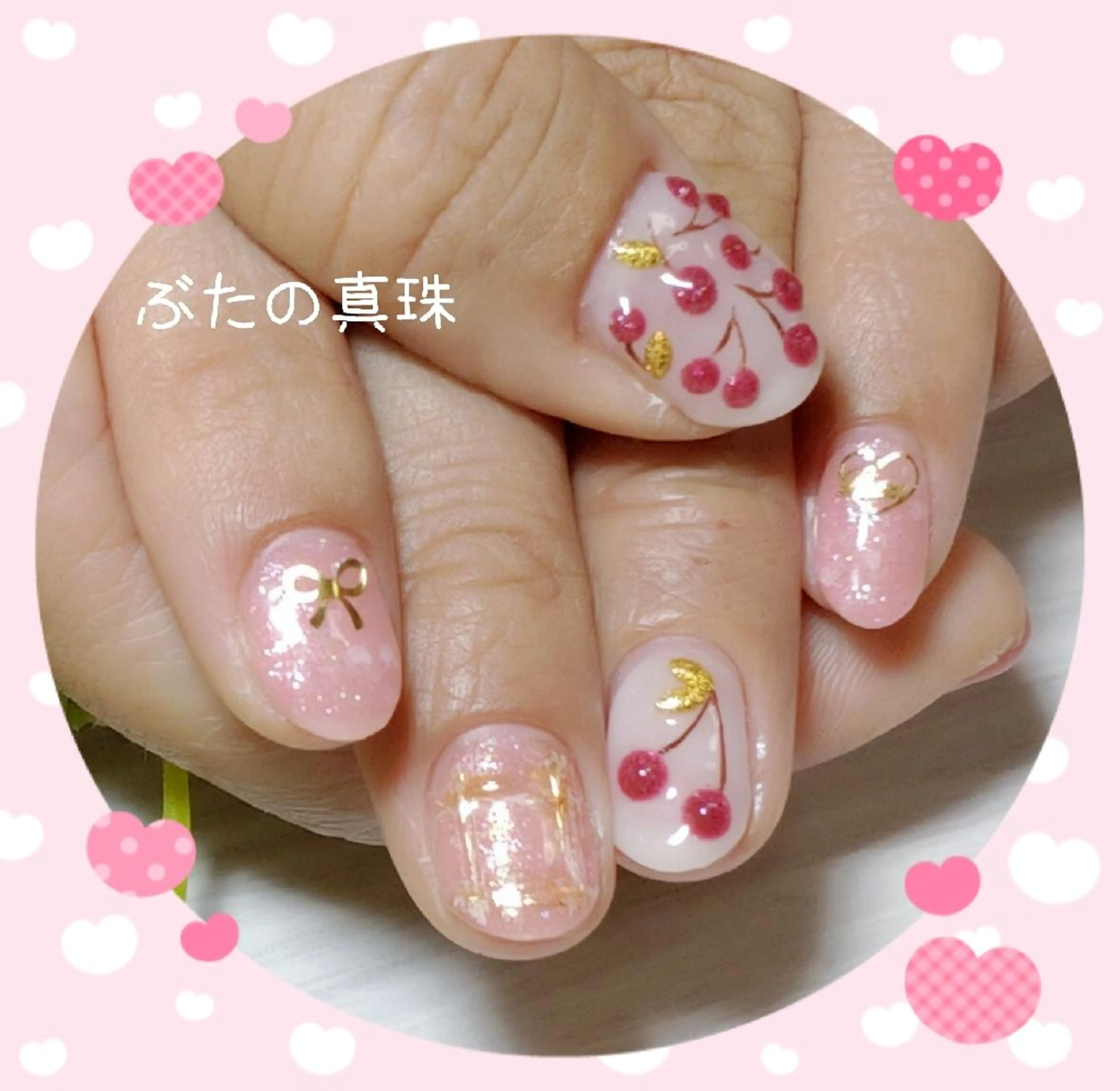 ネイル ハンドネイル 林 珠里のネイルデザイン