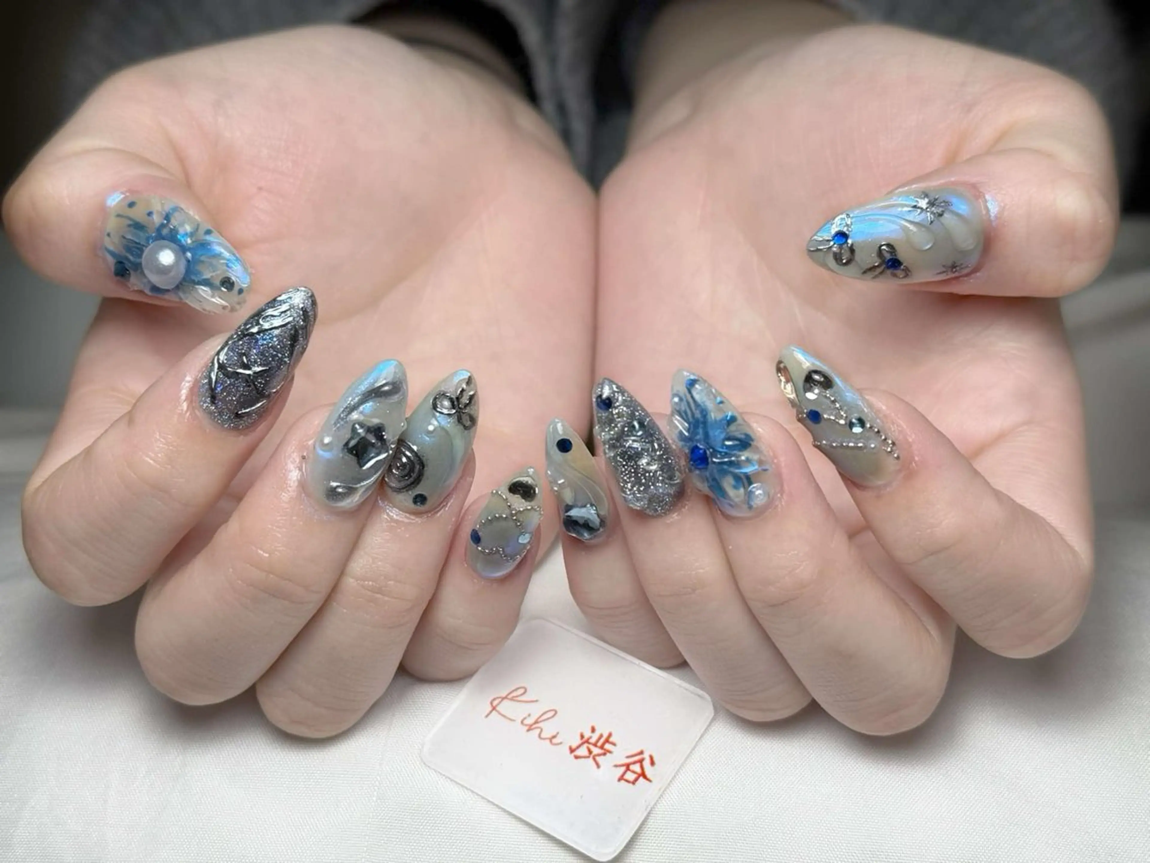 ネイル アートネイル フレンチネイル ジェルネイル グラデーション 韓国ネイル さくら💮💮 【オフ無料】のネイルデザイン