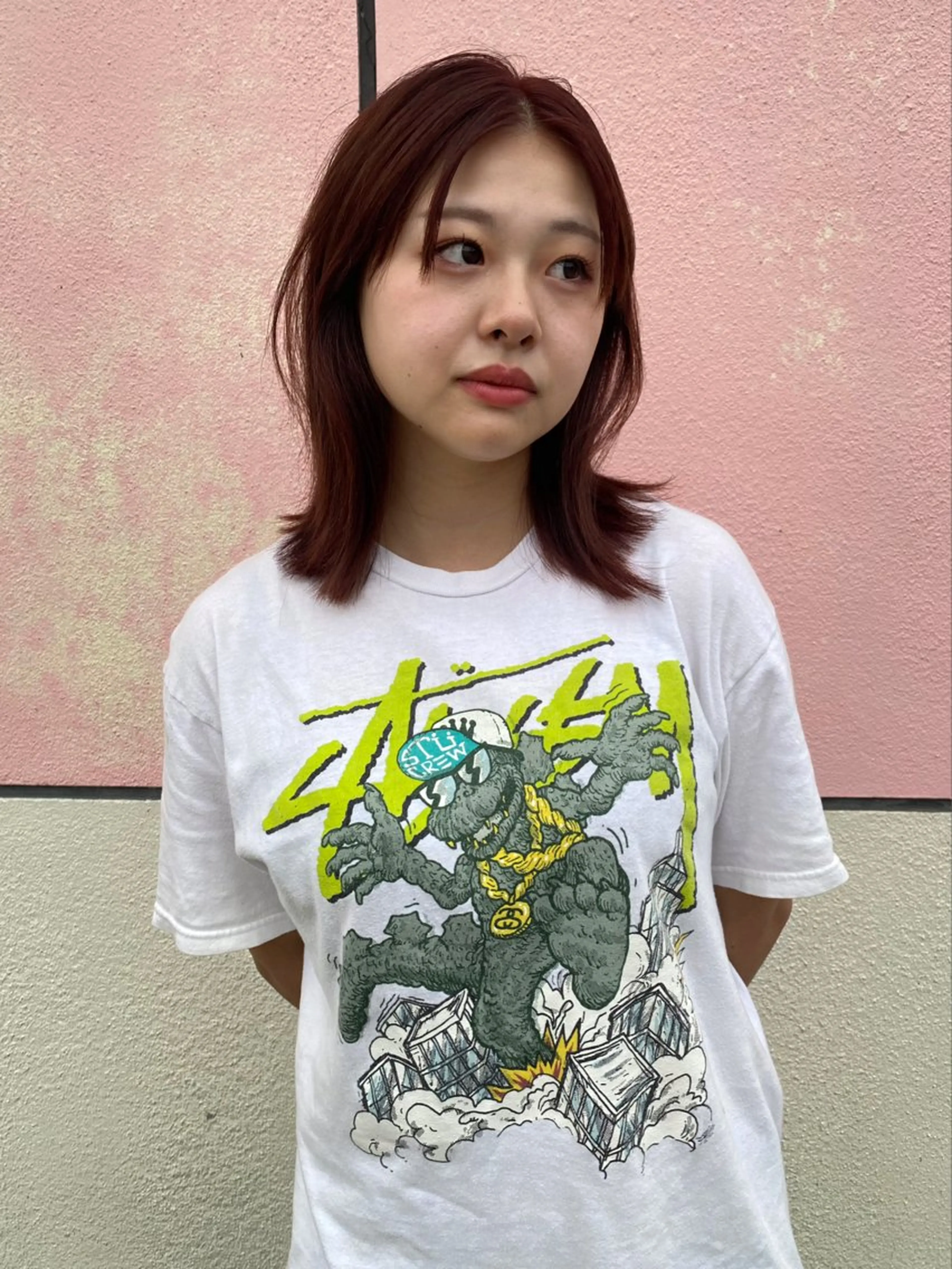 ミディアム カラー 似合わせカット カット ヘアカラー トリートメント mai / linoah˚✧のヘアスタイル