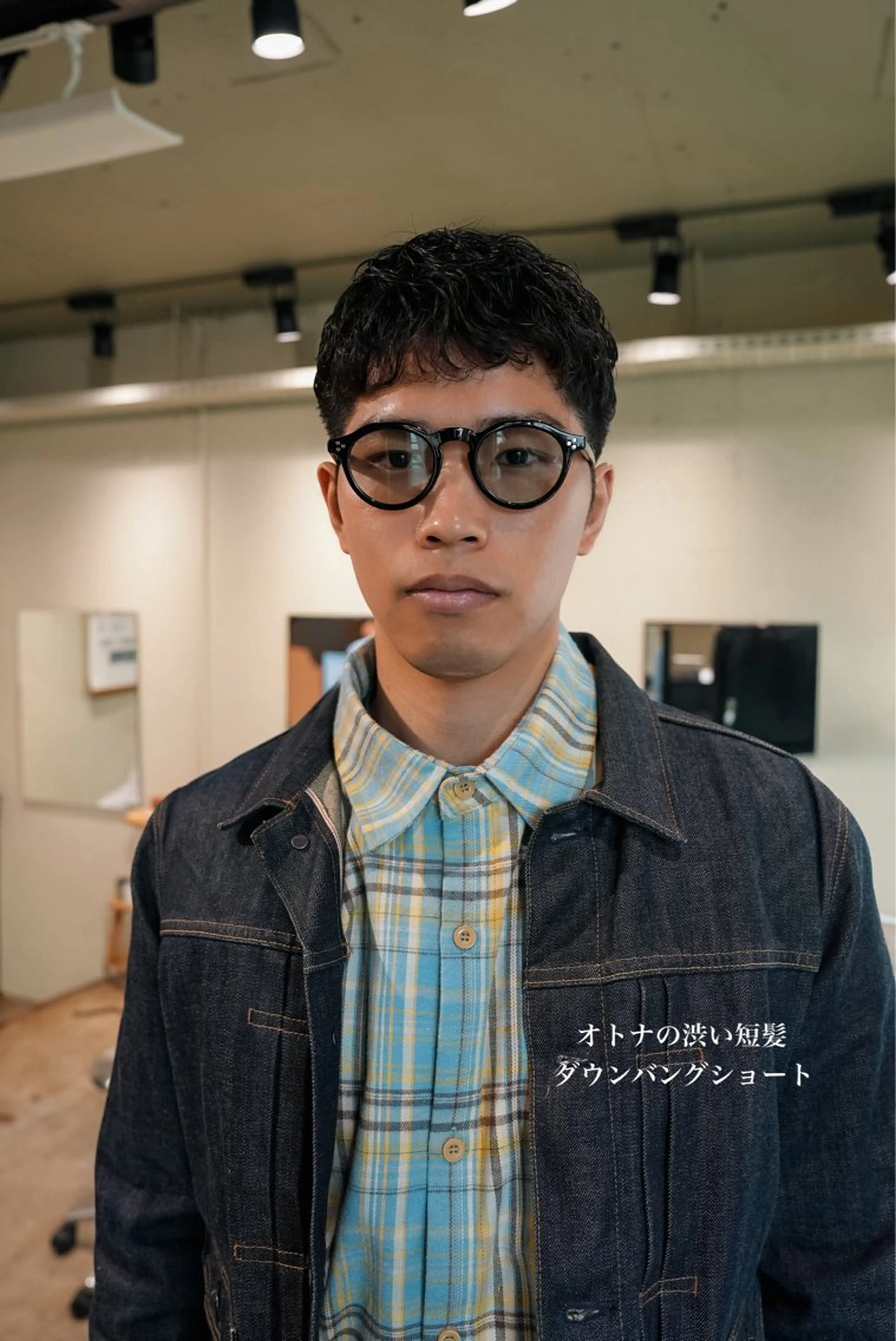 メンズ メンズパーマ いしだ りょうのヘアスタイル