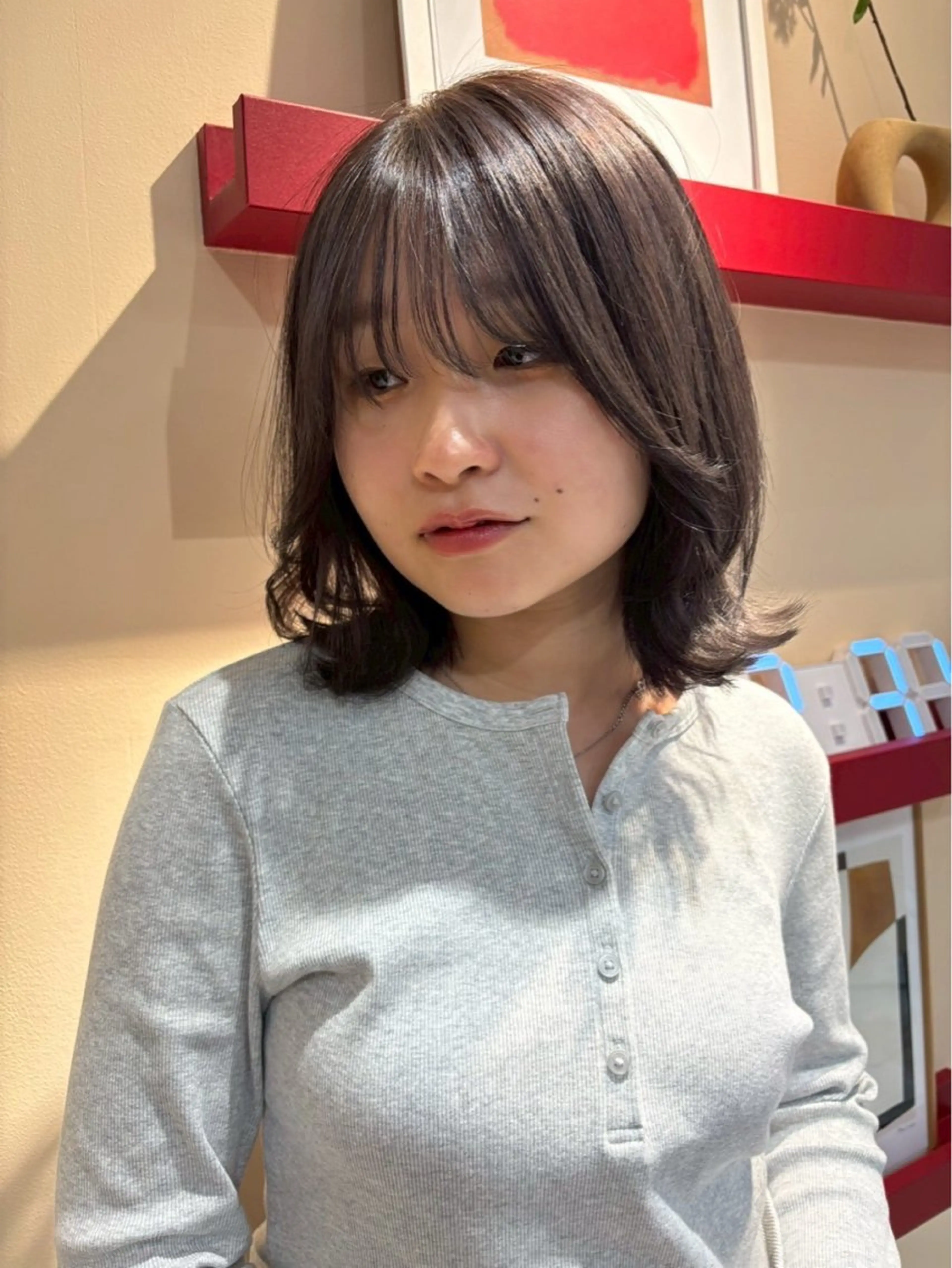 ミディアム カラー Wカラー/レイヤー /ボブ/otohaのヘアスタイル