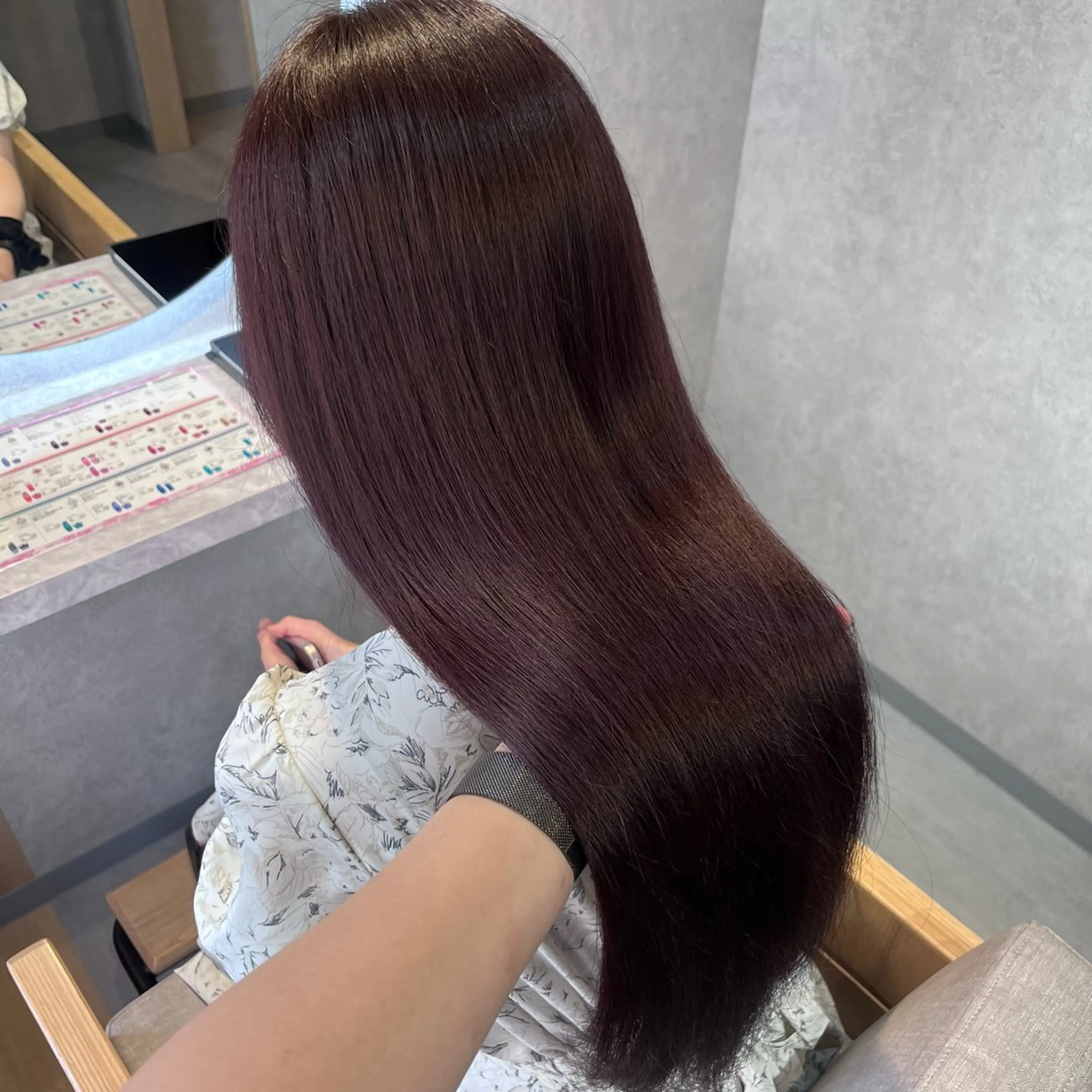 ロング カット ヘアカラー トリートメント emma所属・RINA 韓国ヘア/半個室のヘアスタイル