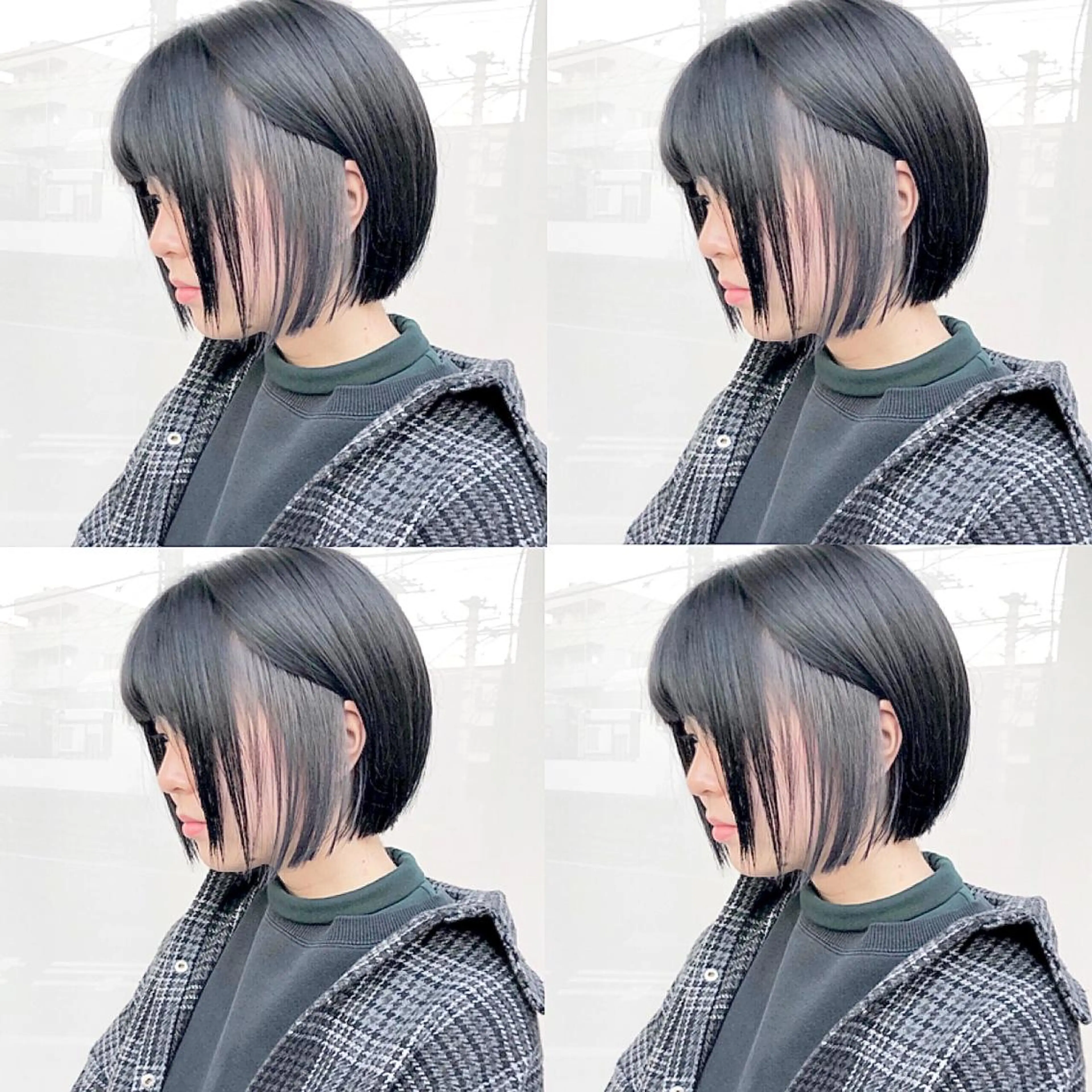 ショート カラー HOLON池袋所属・ウルフカット ハッシュカット/七海のヘアスタイル