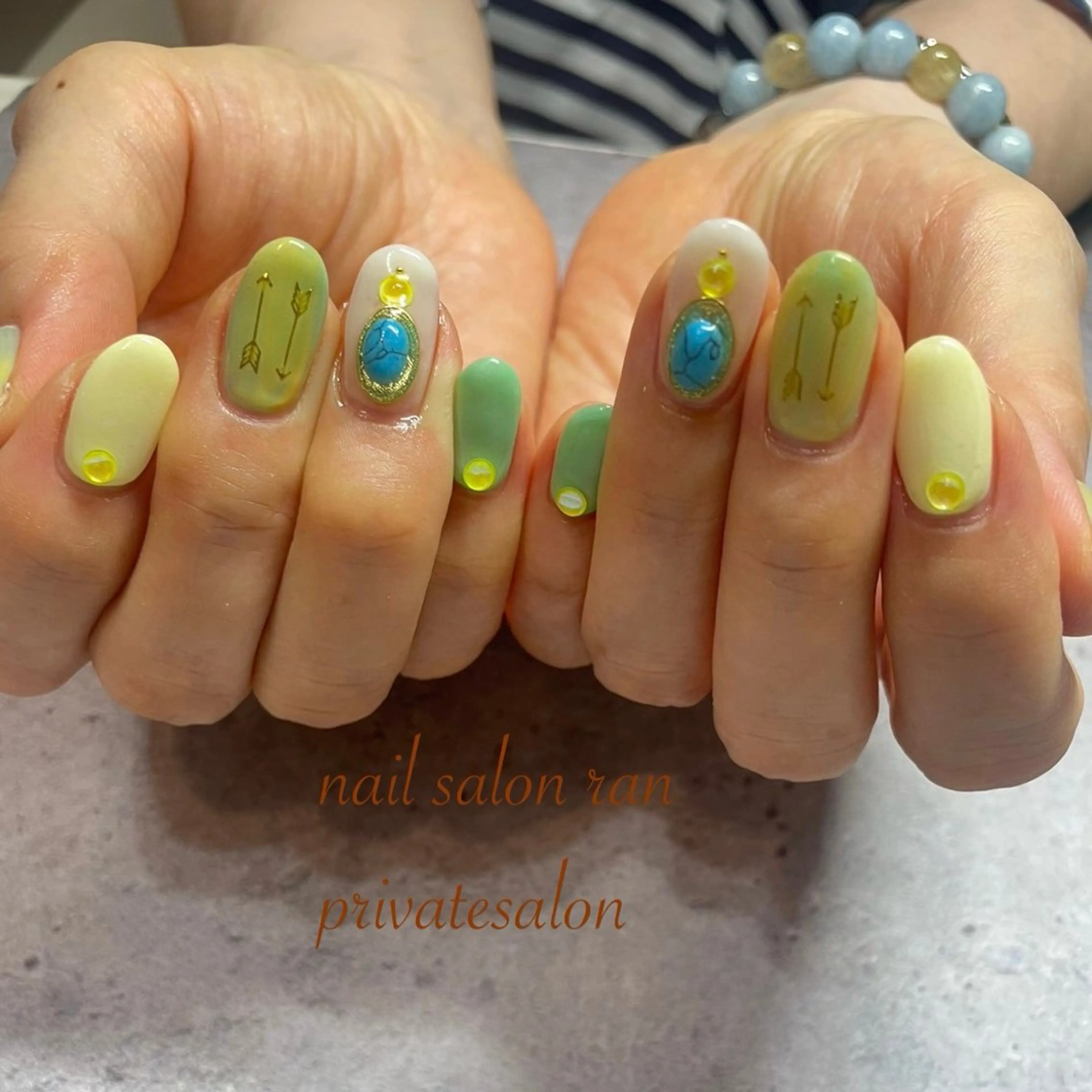 ネイル ハンドネイル ハンドケア nailsalon ranのネイルデザイン
