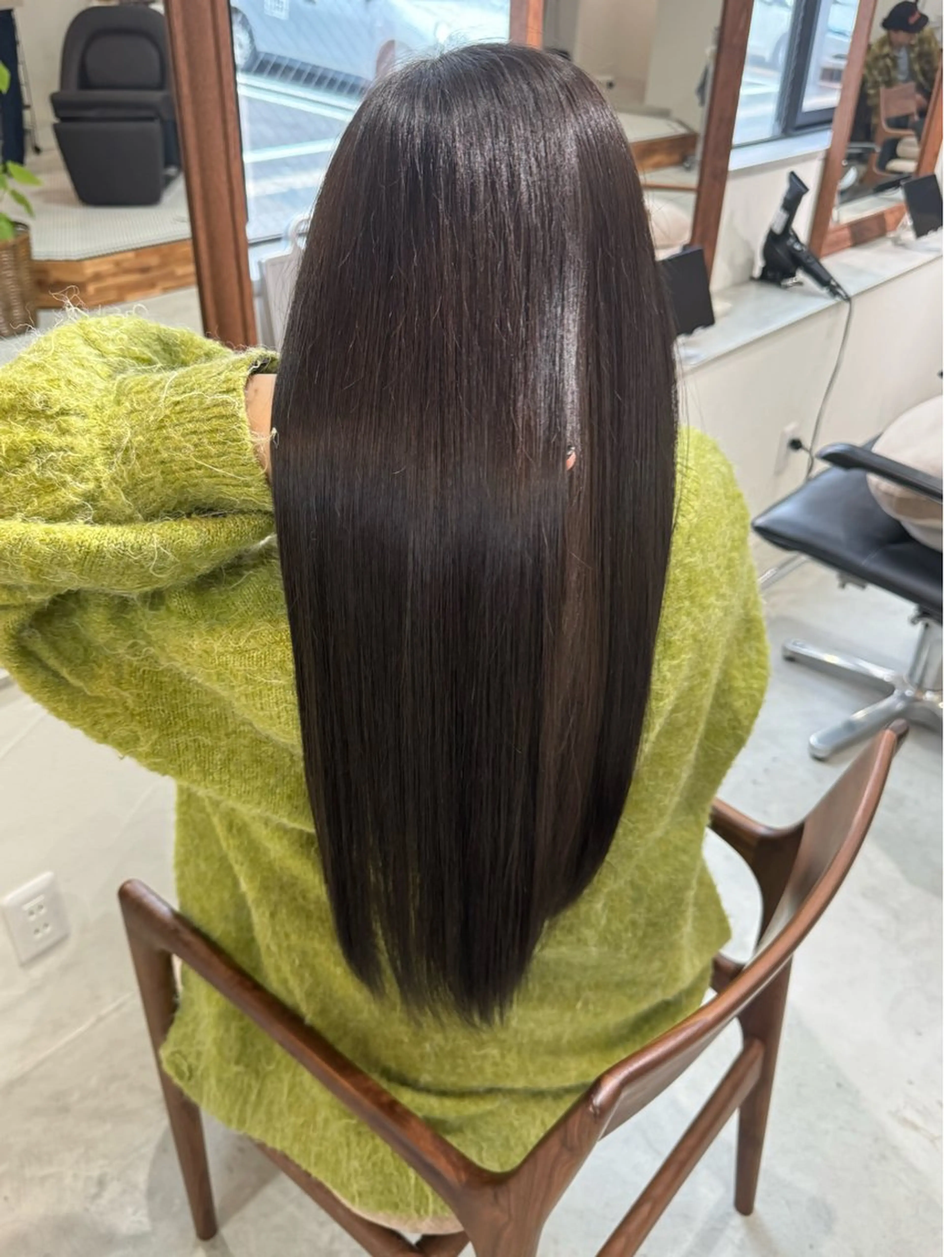 ロング トリートメント 縮毛矯正 トリートメント (h)wim kikoのヘアスタイル