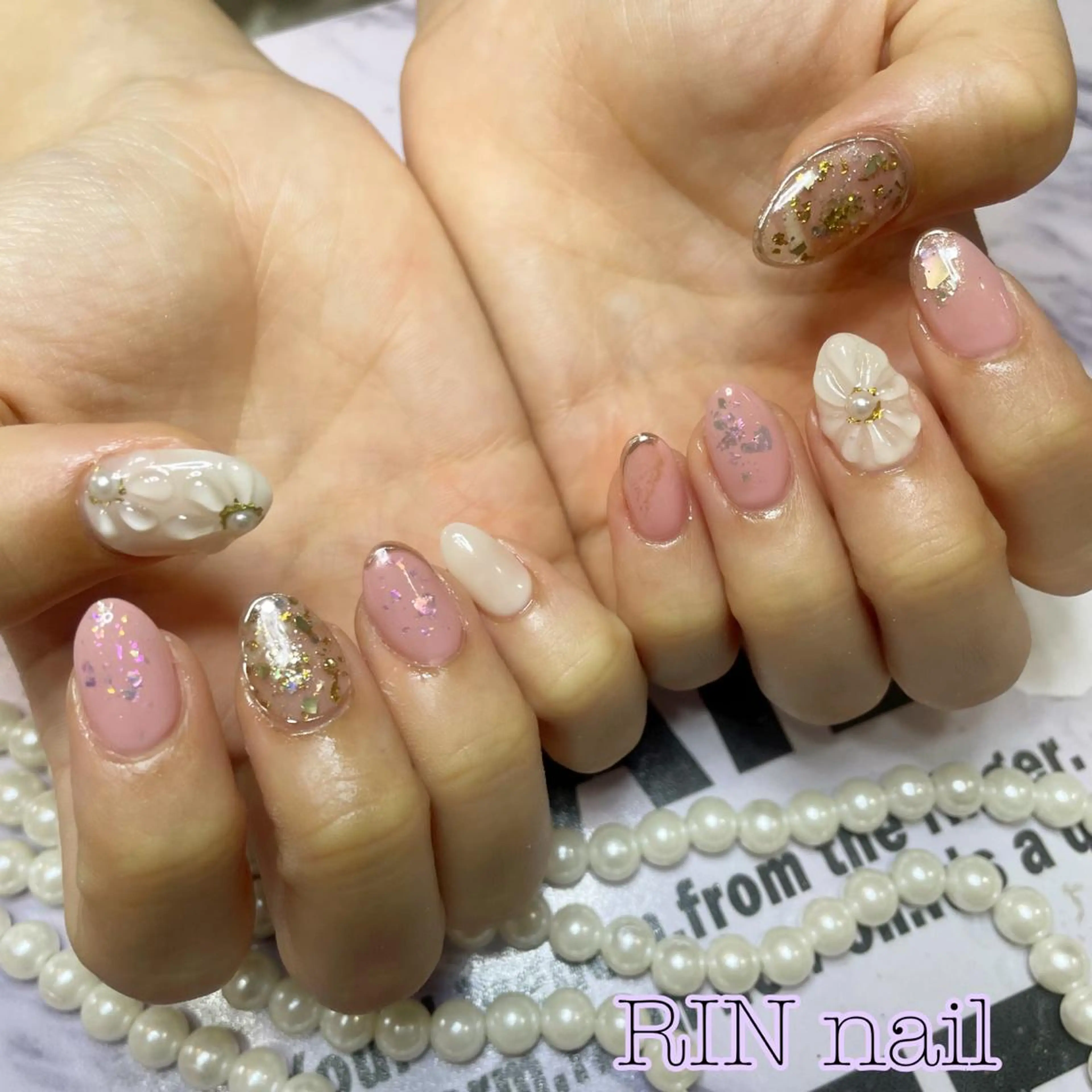ネイル ハンドネイル ハンドケア RIN HOMEnailのネイルデザイン