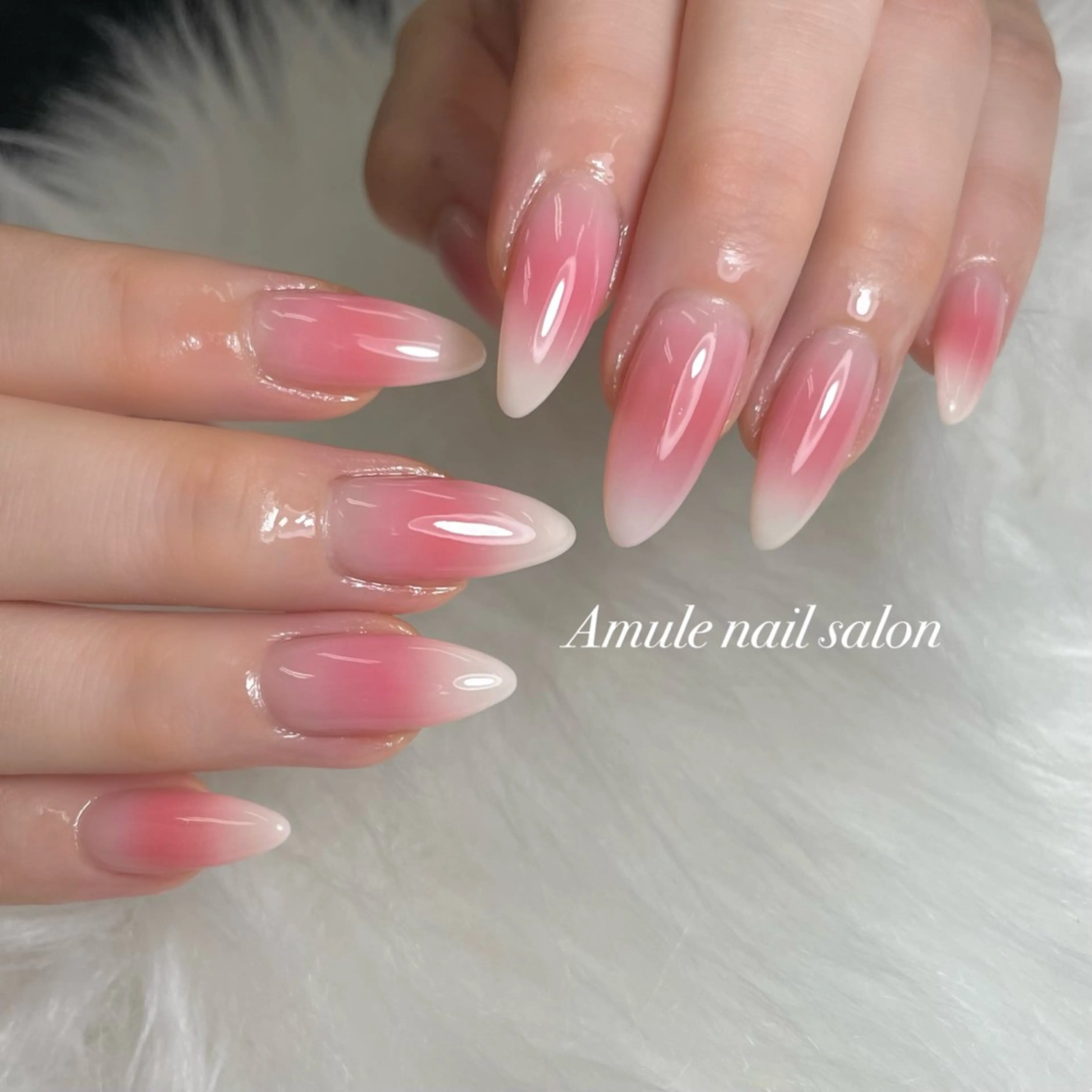 ネイル チークネイル Amule nailsalonのネイルデザイン