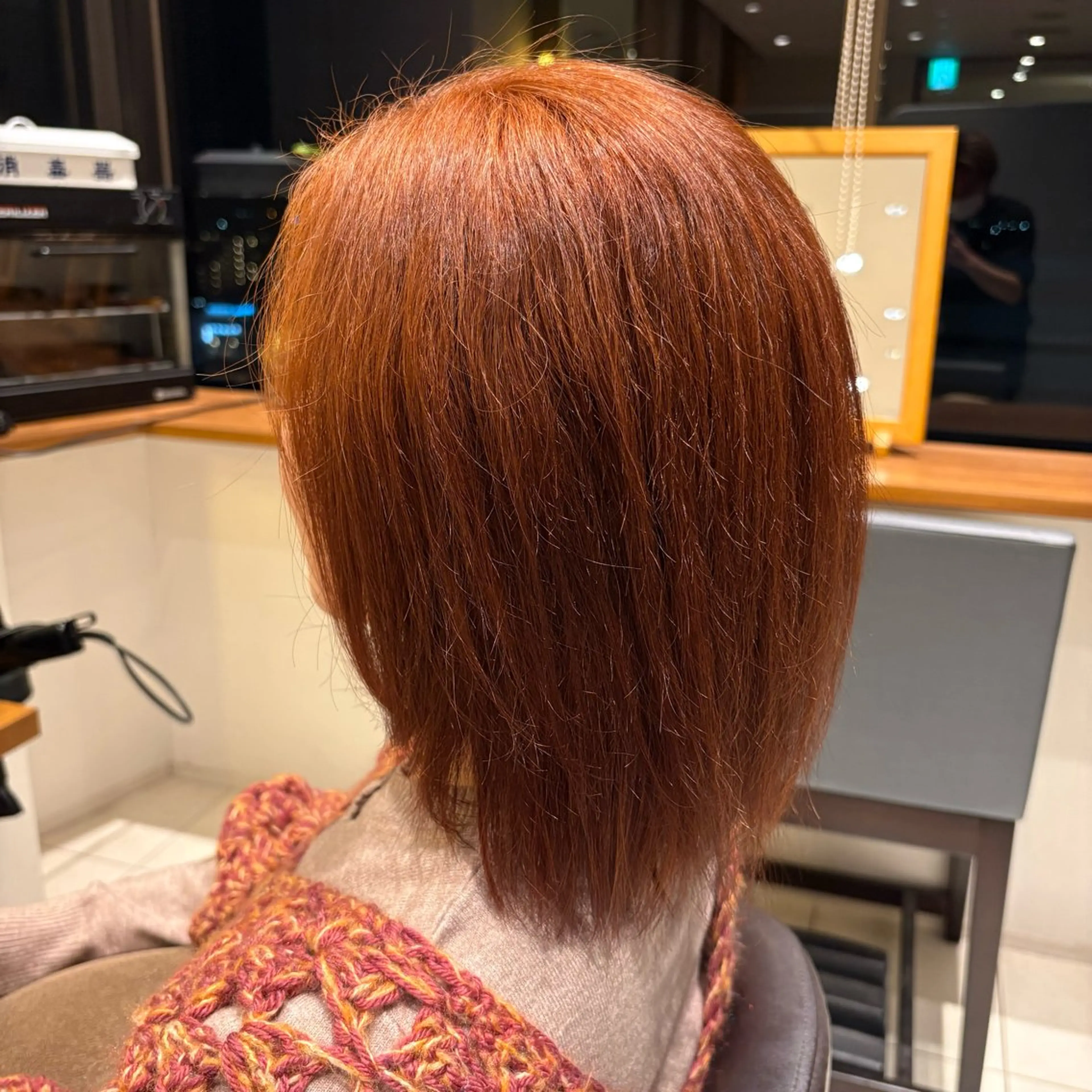 カラー 森田 玲央のヘアスタイル