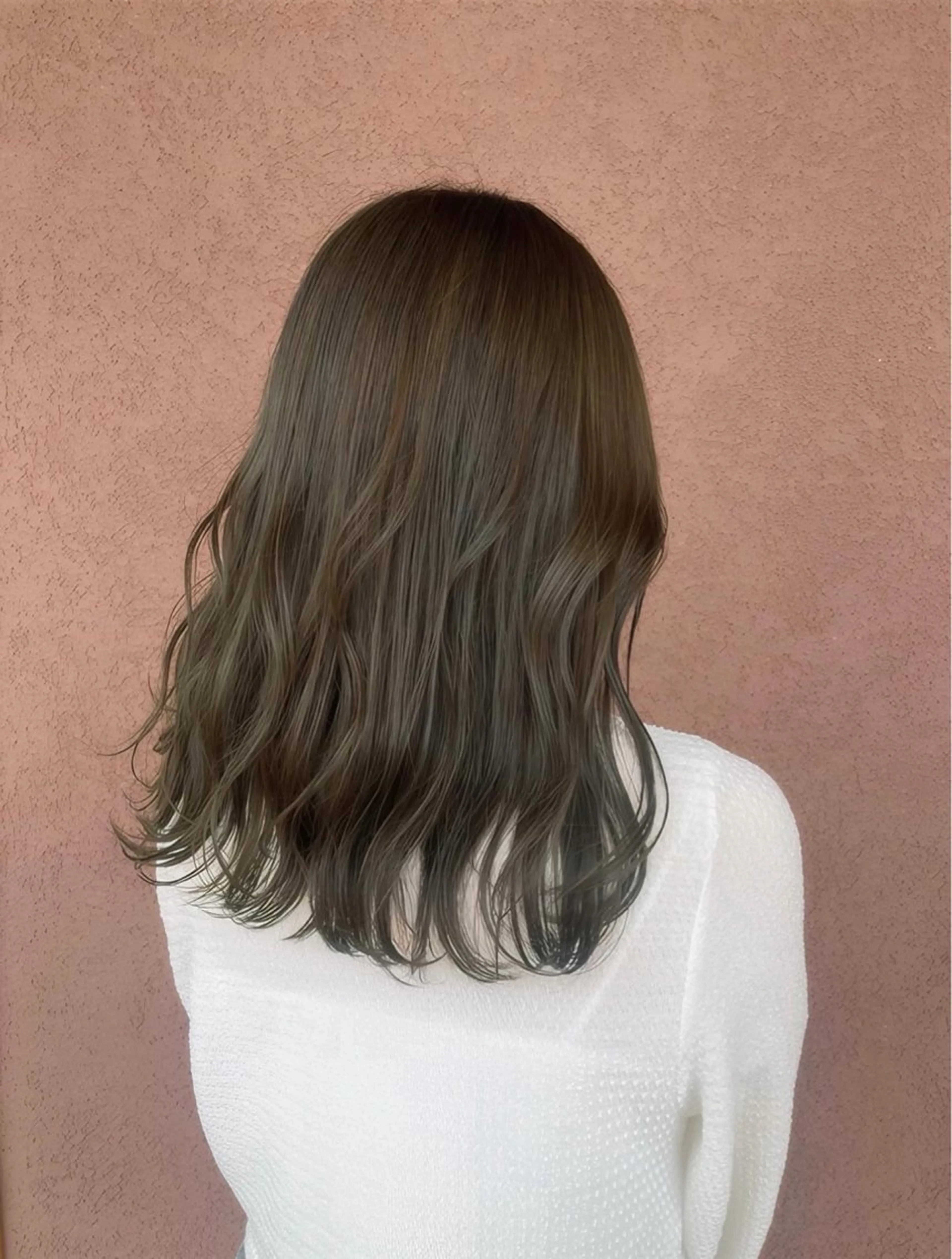 ミディアム カラー ヘアカラー belta.🧸👒 福島未央のヘアスタイル