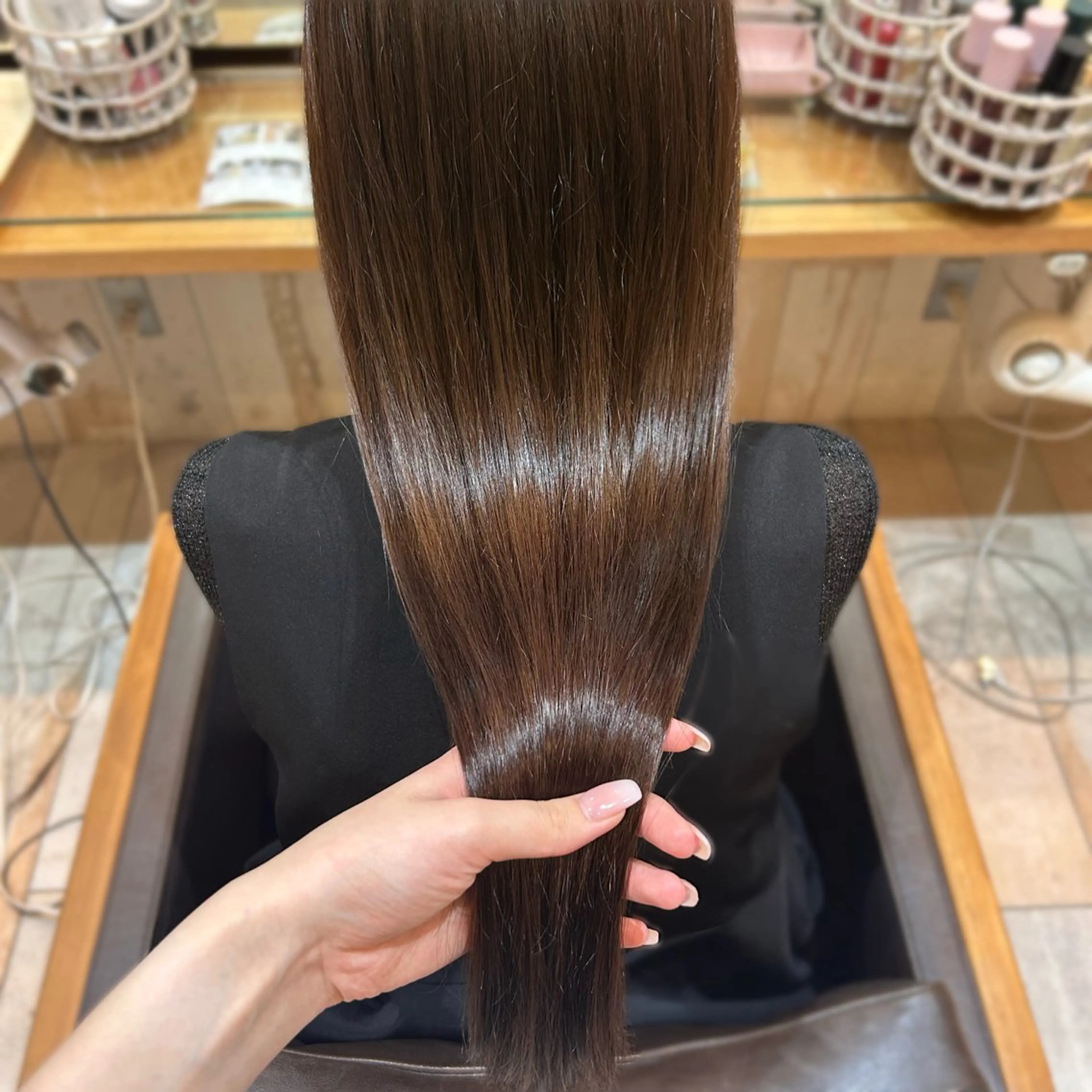 ロング カラー ヘアカラー トリートメント Rion/渋谷 /ブリーチなしカラーのヘアスタイル